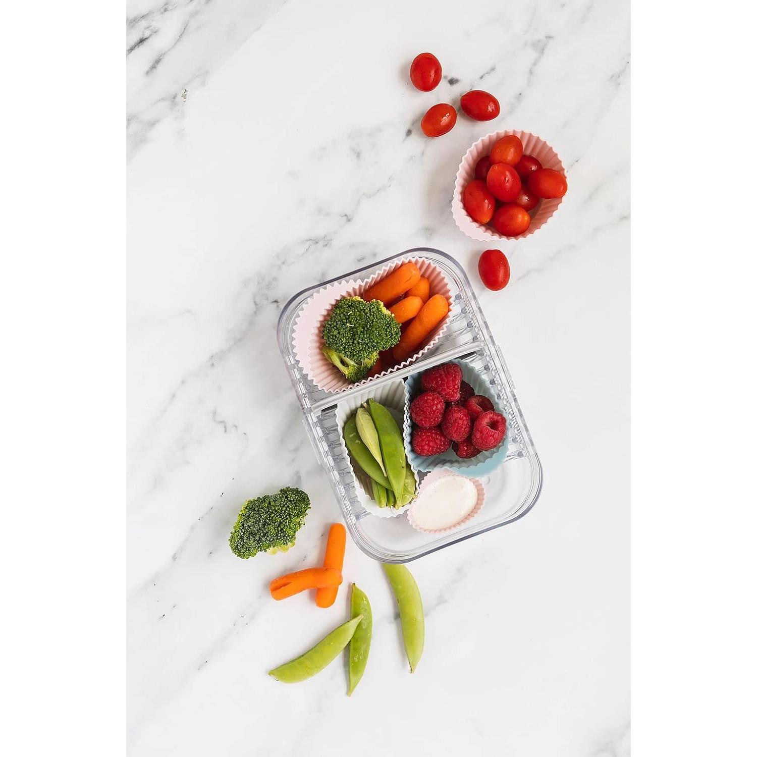 Tazones de Silicona Reutilizables Jumbo La Cocina de Silicona - 12 Pzs