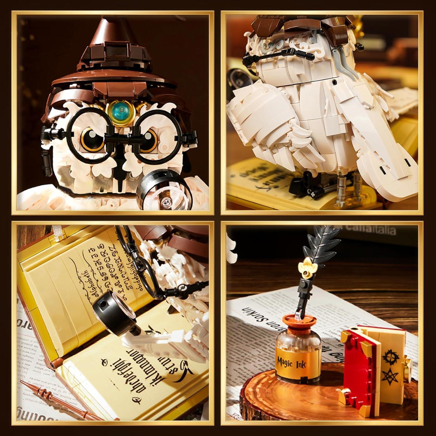 Juego de Construcción MOC Búho Mágico QLT 1162 Piezas