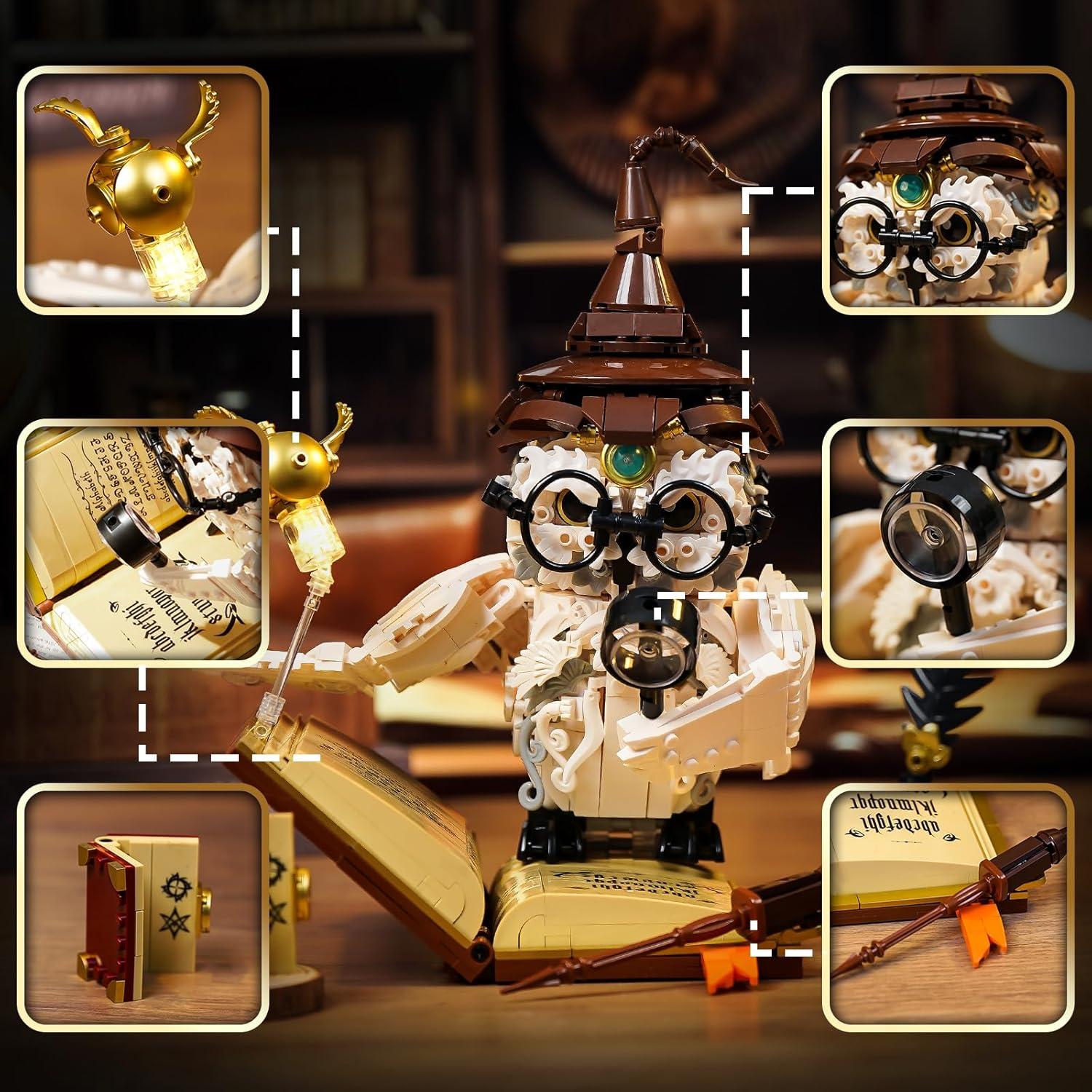 Juego de Construcción MOC Búho Mágico QLT 1162 Piezas