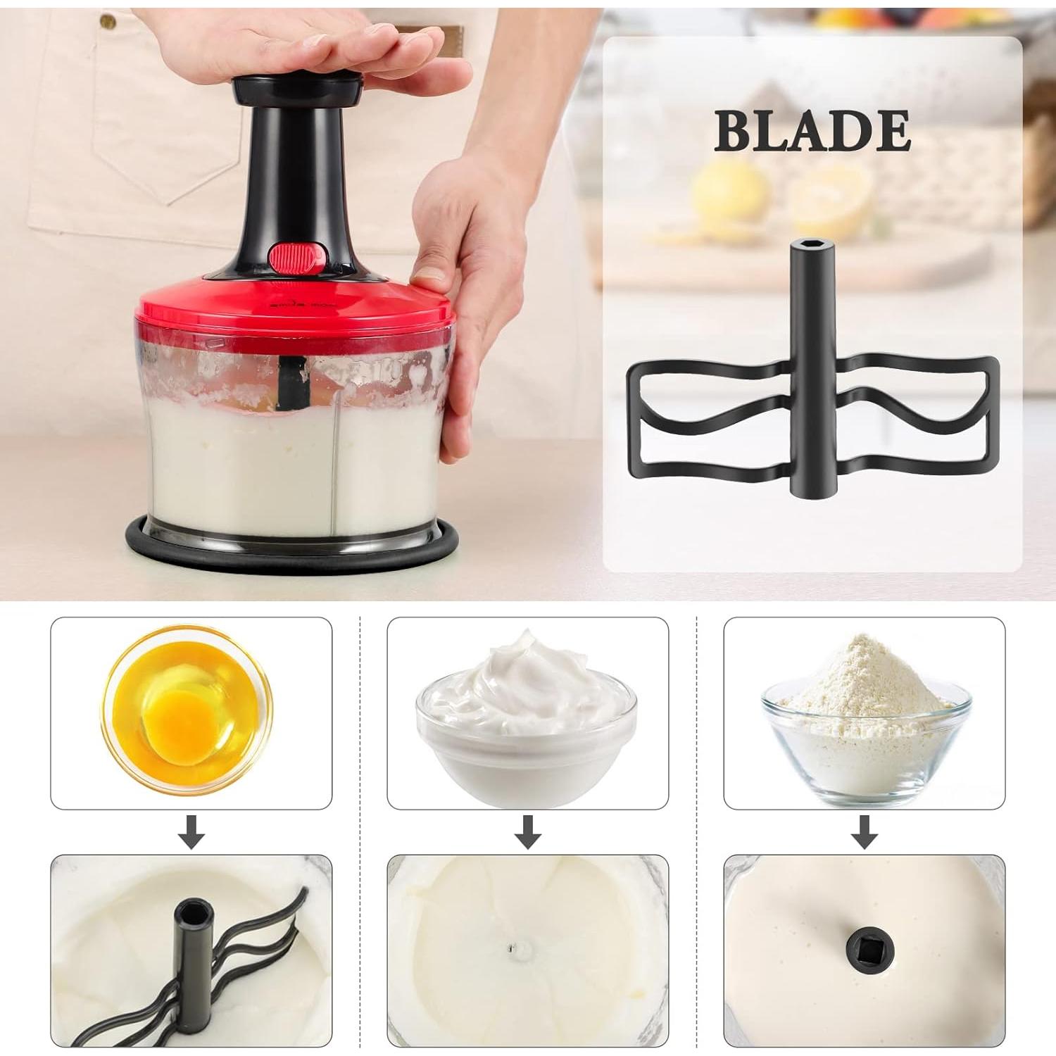 Picador de Verduras Manual Sonrisa Mamá 1.2L Rojo ABS