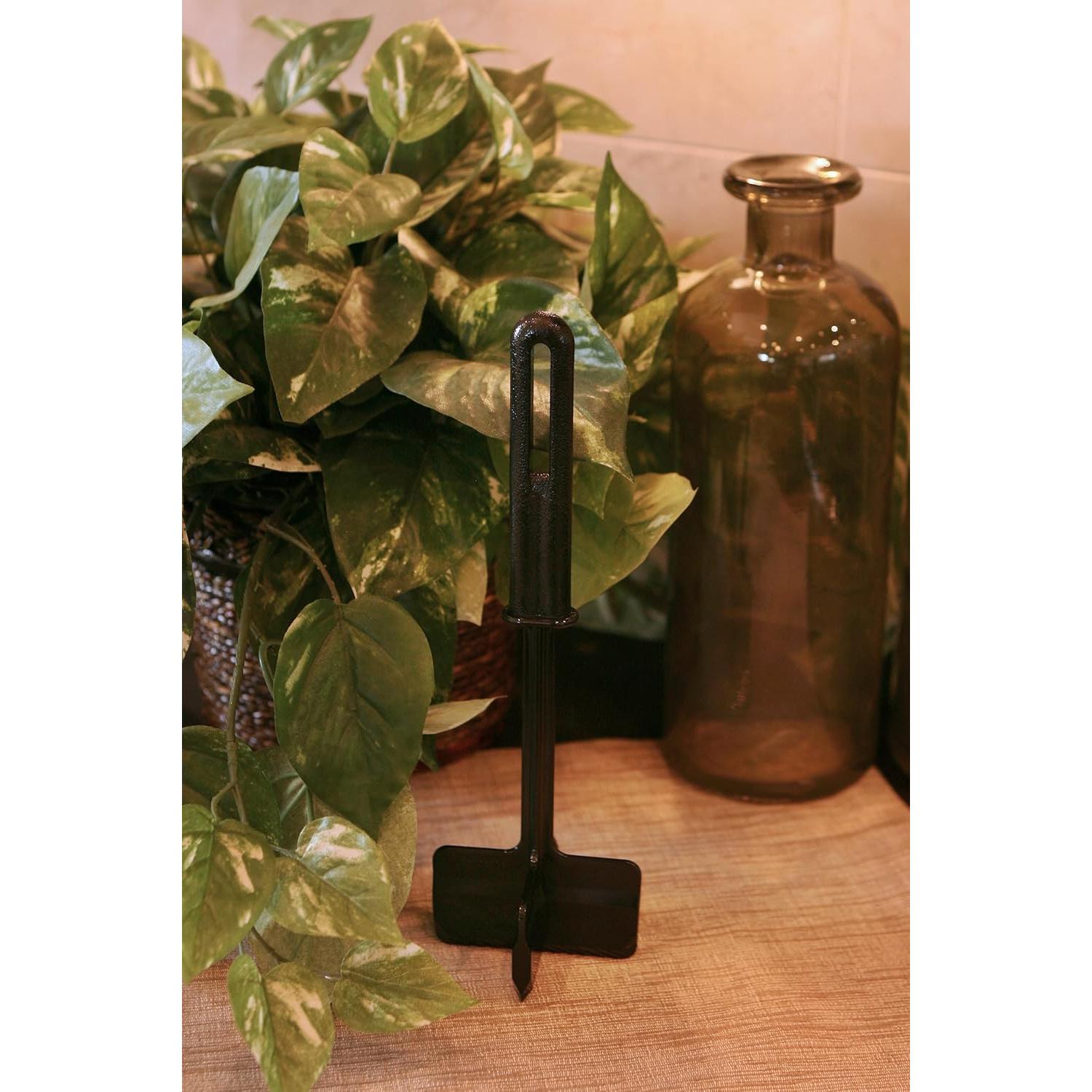 HIC Kitchen ChopStir Original Hamburger Ground Meat Vegetable Frozen Concentrate Egg Chopper, Heat-Resistant Nylon, Black