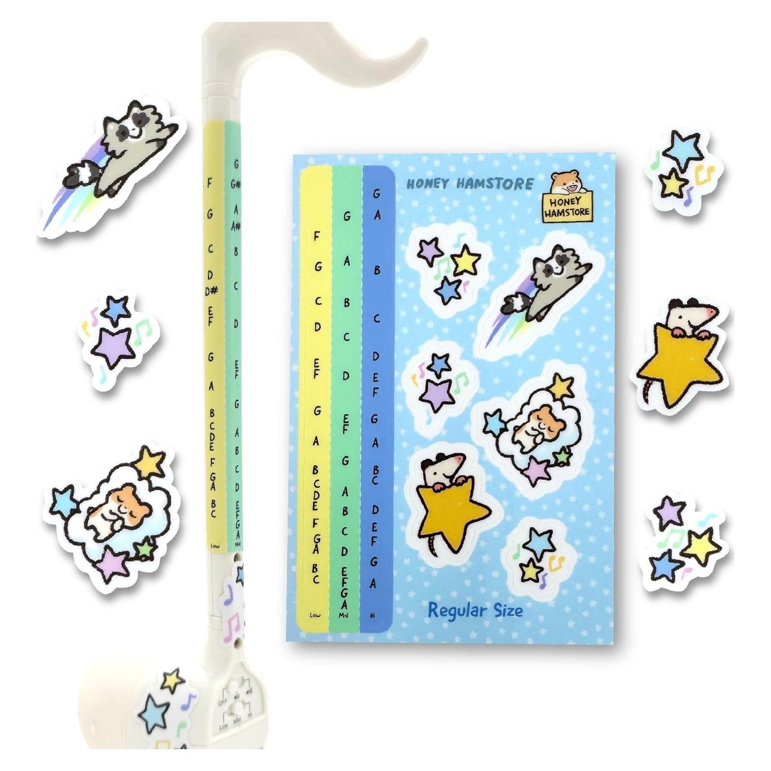 Etiqueta Musical Otamatone Honey Hamstore Regular Multicolor