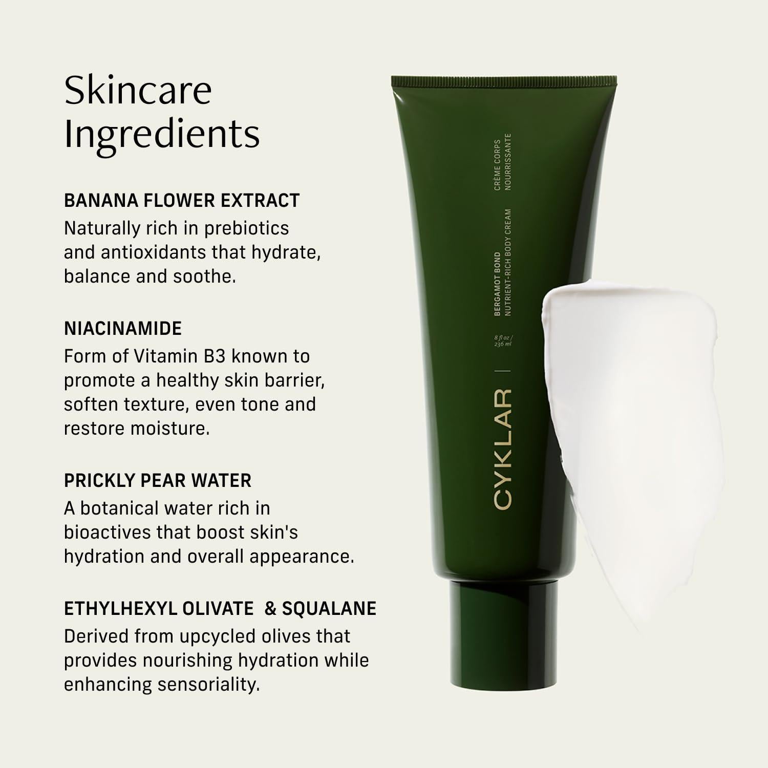 Crema Corporal Hidratante CYKLAR Bergamot Bond 236.6 ml