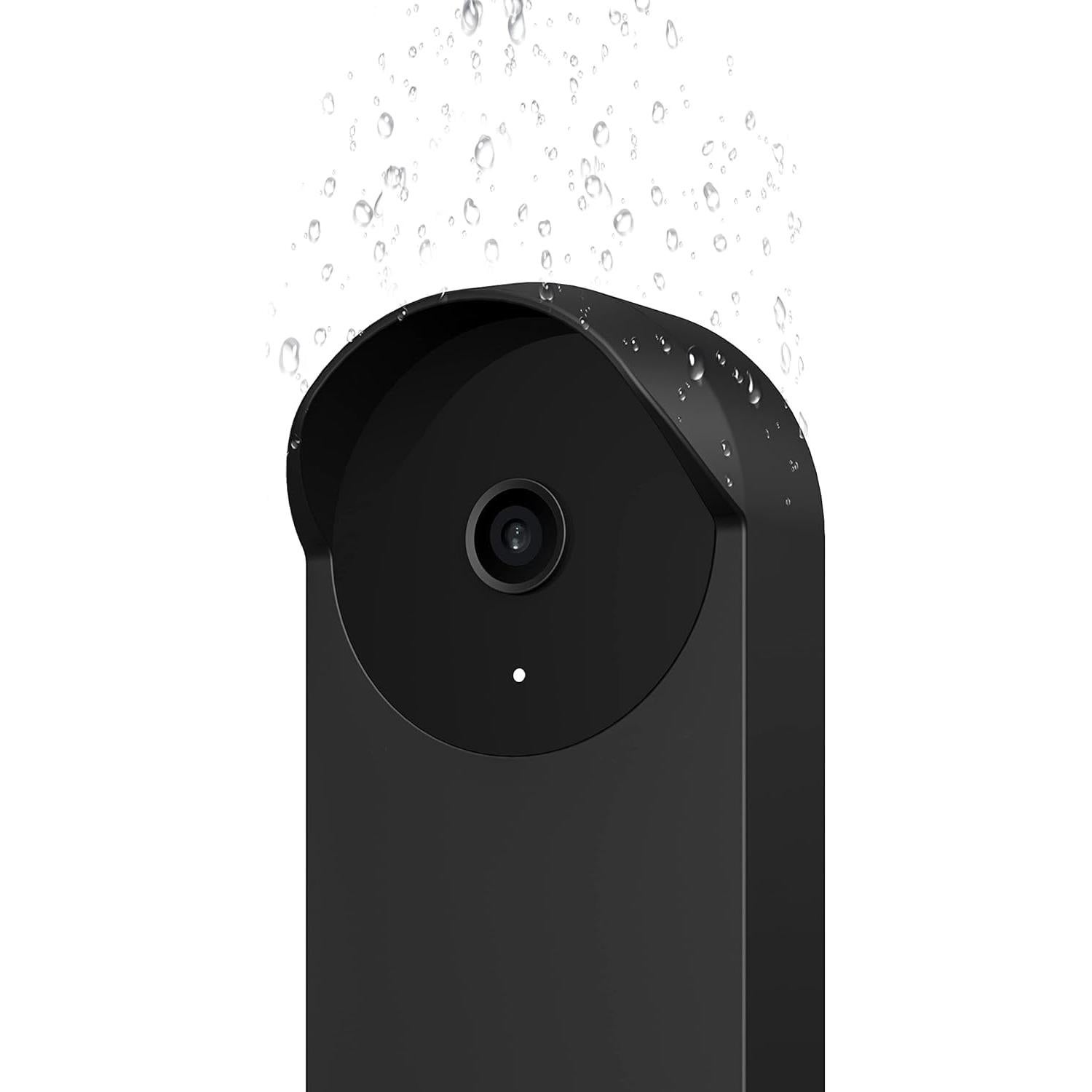 Funda de Silicona Negra para Timbre Google Nest - Protección Impermeable