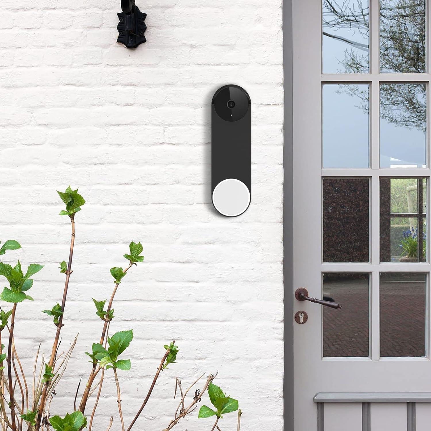 Funda de Silicona Negra para Timbre Google Nest - Protección Impermeable