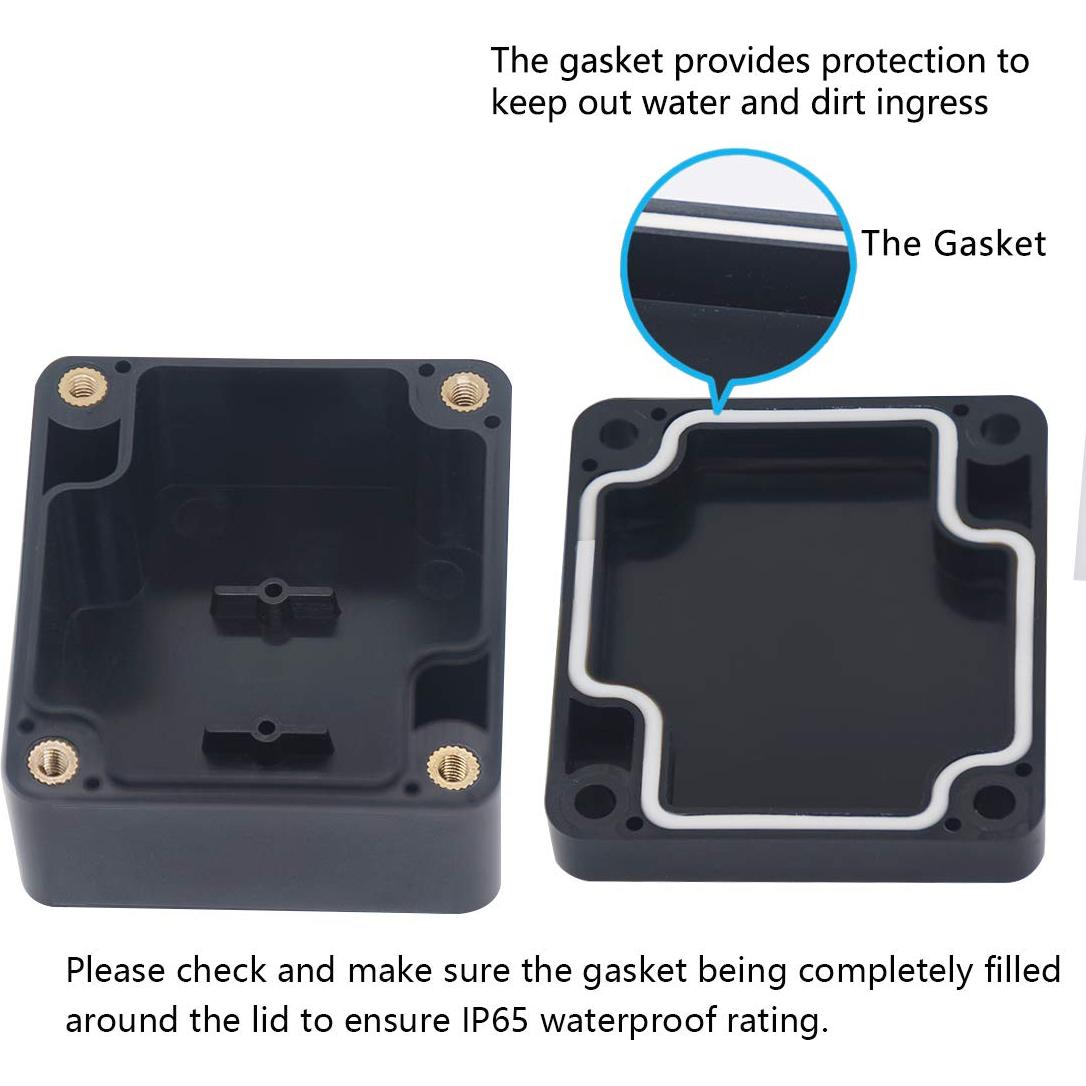 Caja de Conexiones Zulkit IP65 a Prueba de Agua 63x58x35mm