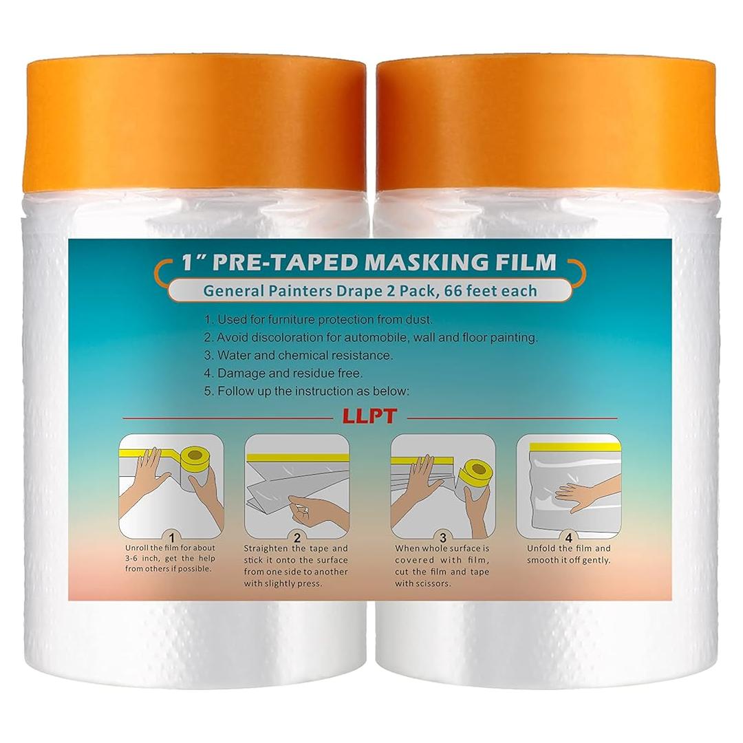 Cinta de Enmascarar LLPT 65 cm x 20 m Amarillo 0.27 Mil