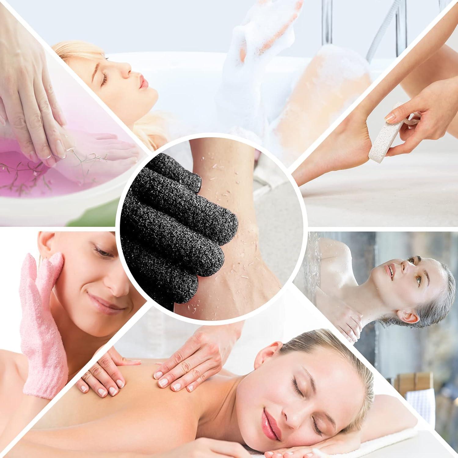 Guantes Exfoliantes Evridwear Doble Textura para Ducha - 1 Par