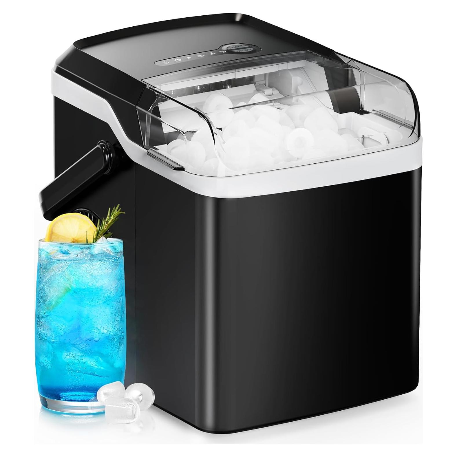Máquina de Hielo Silonn SLIM25B - 9 Cubos en 6 Minutos