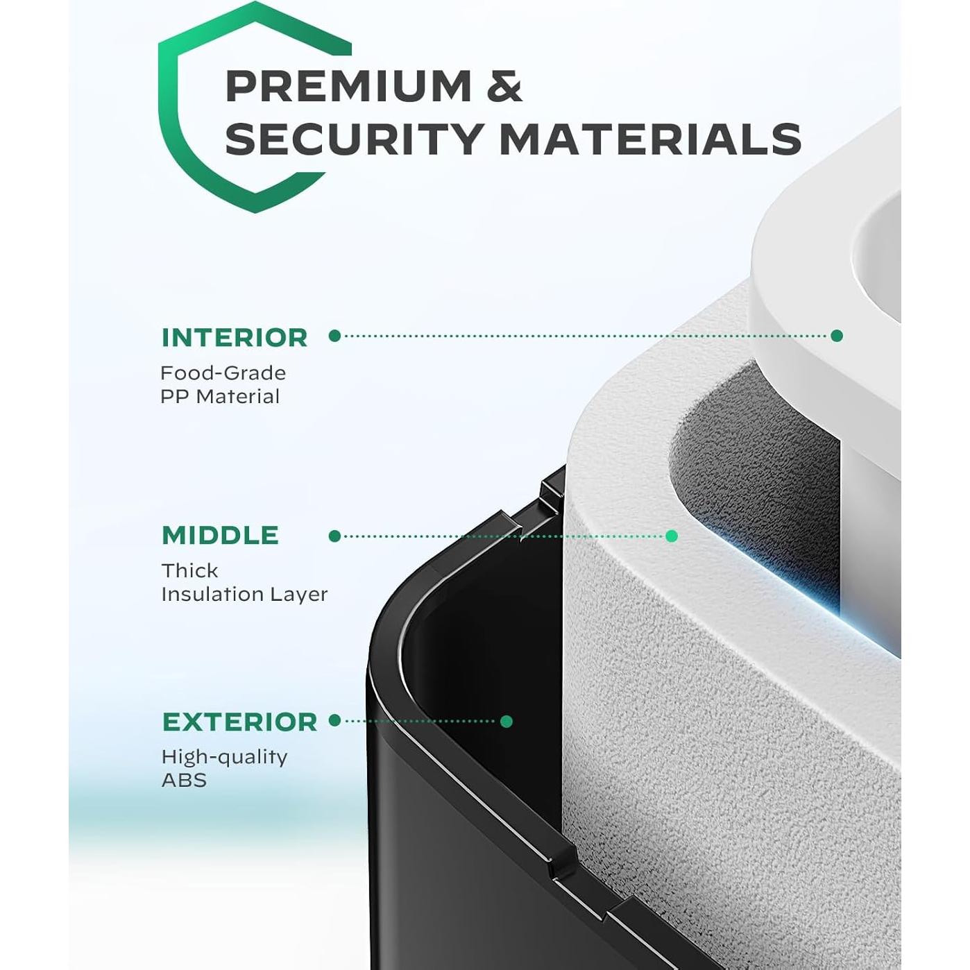 Máquina de Hielo Silonn SLIM25B - 9 Cubos en 6 Minutos