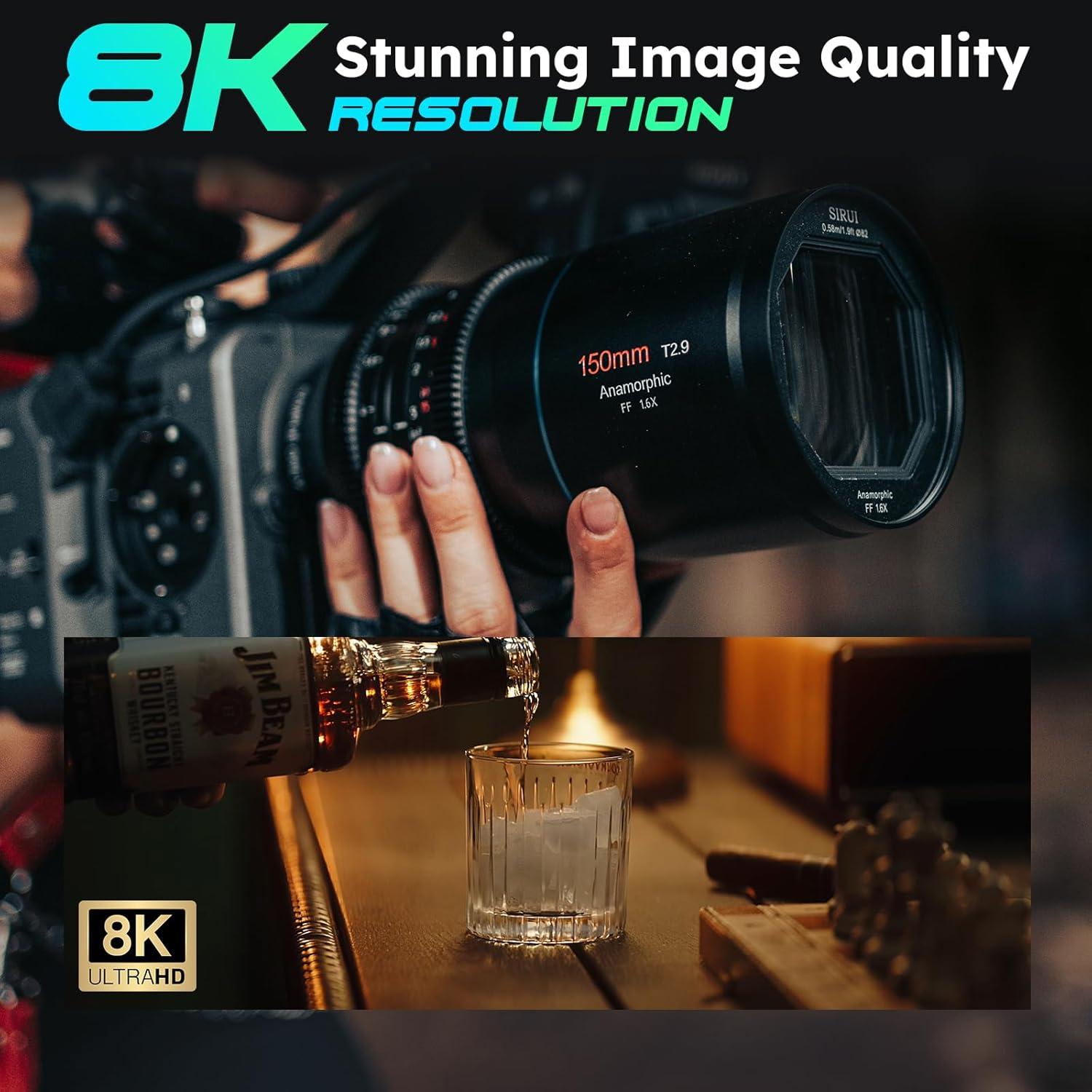 Lente Anamórfico SIRUI Venus 150mm T2.9 1.6X Full Frame