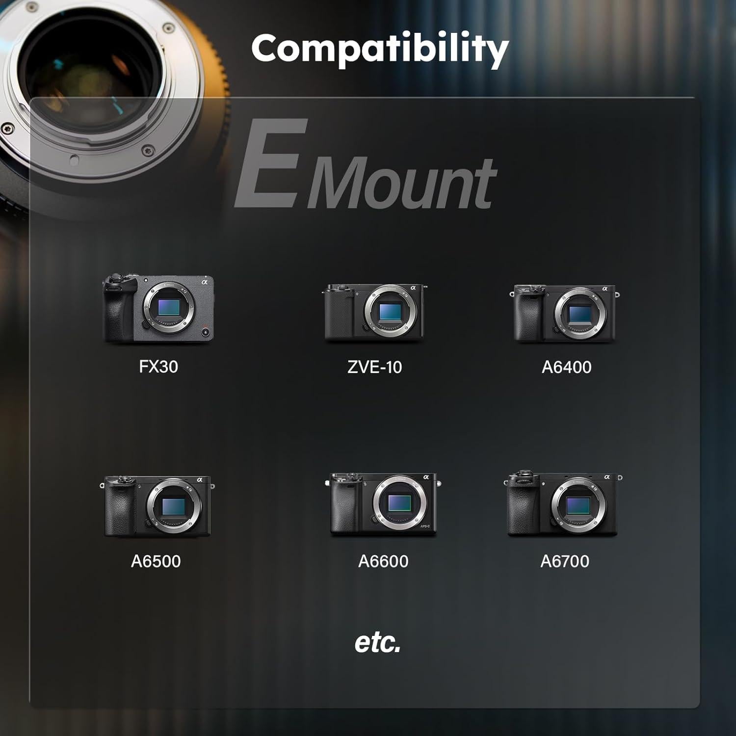 Lente Anamórfico SIRUI Venus 150mm T2.9 1.6X Full Frame