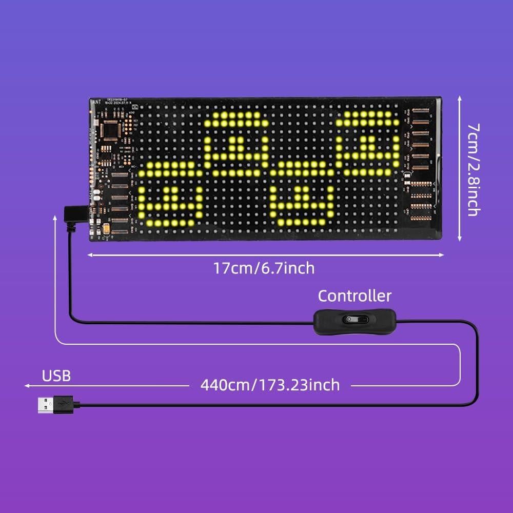 Panel LED Flexible RGB Gelrova 17.78x7.62cm Control APP