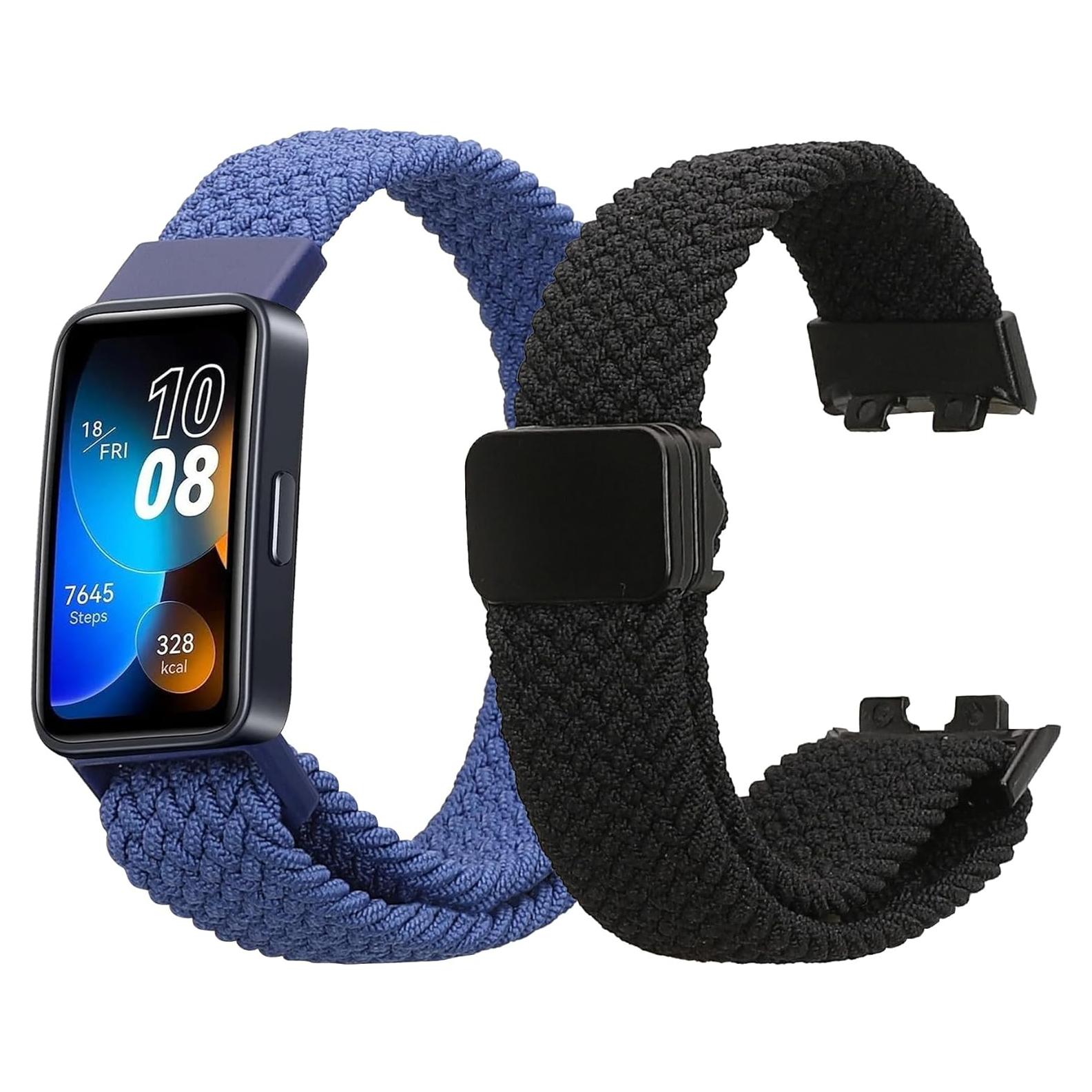 Correa de Reloj Inteligente KWmobile Nylon 2x para Huawei Band 10/9/8