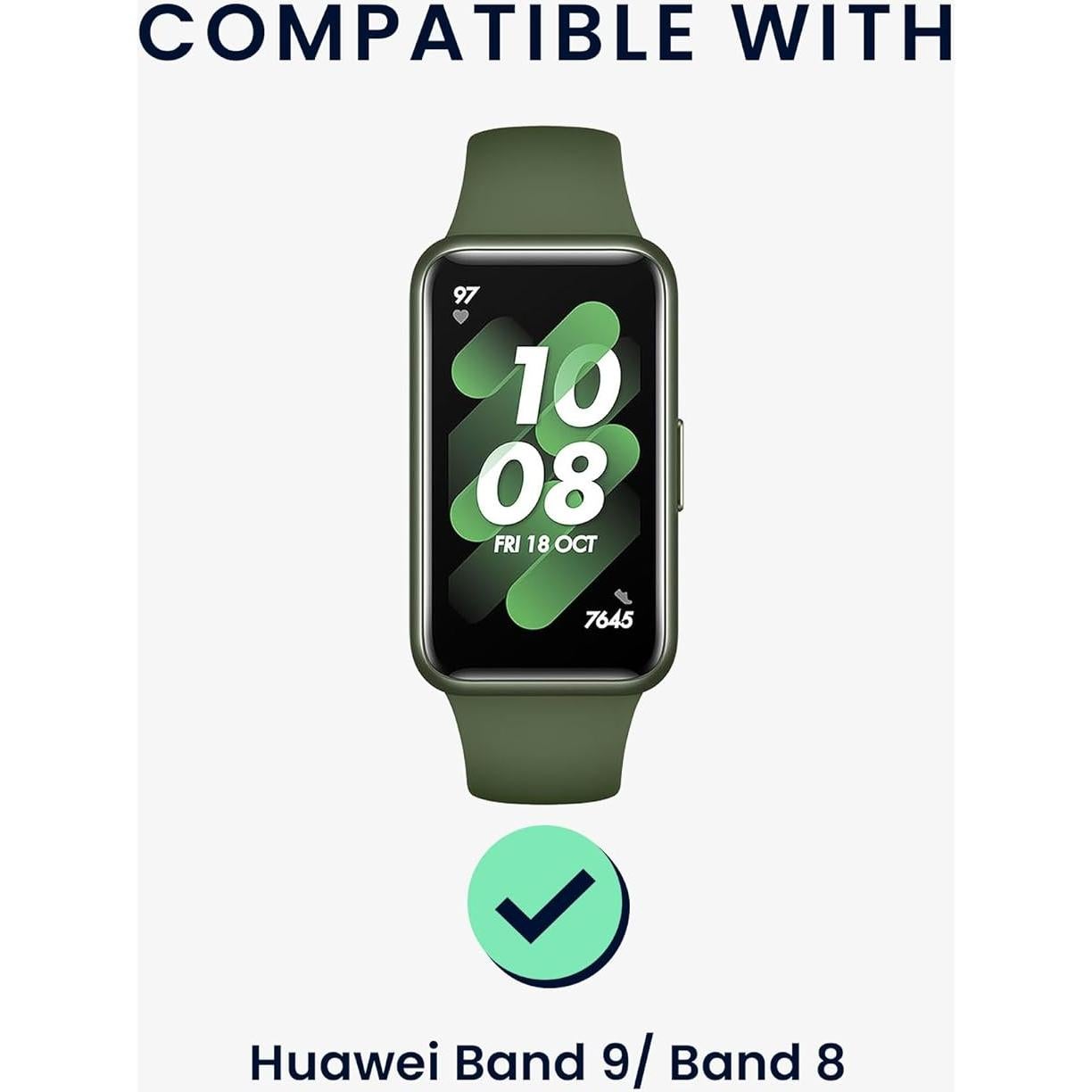 Correa de Reloj Inteligente KWmobile Nylon 2x para Huawei Band 10/9/8