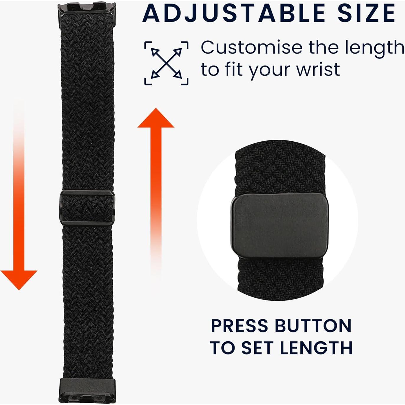 Correa de Reloj Inteligente KWmobile Nylon 2x para Huawei Band 10/9/8