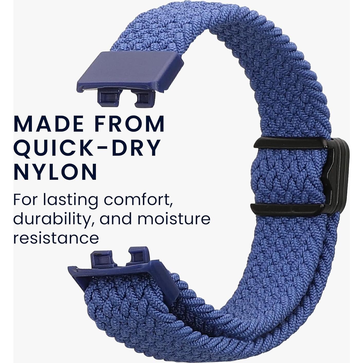 Correa de Reloj Inteligente KWmobile Nylon 2x para Huawei Band 10/9/8