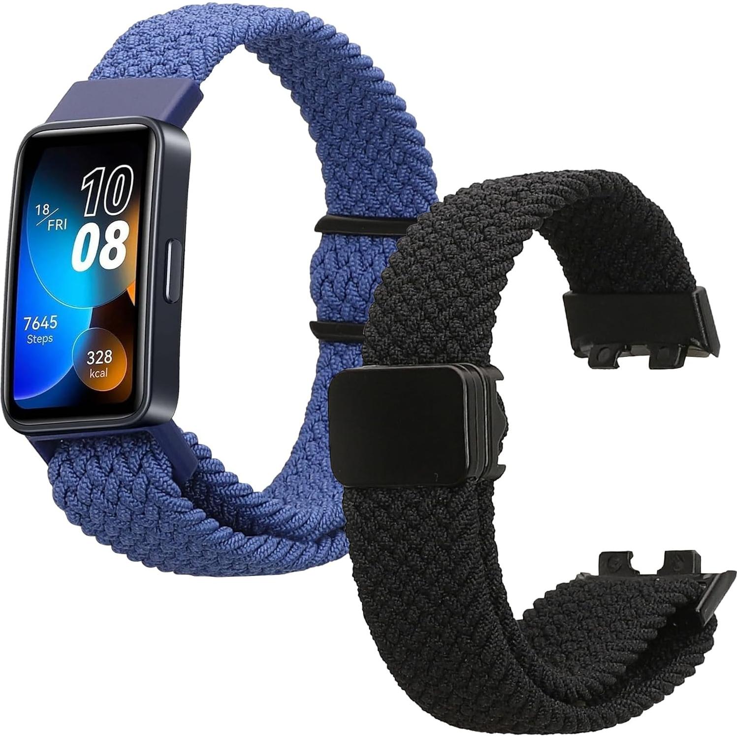 Correa de Reloj Inteligente KWmobile Nylon 2x para Huawei Band 10/9/8