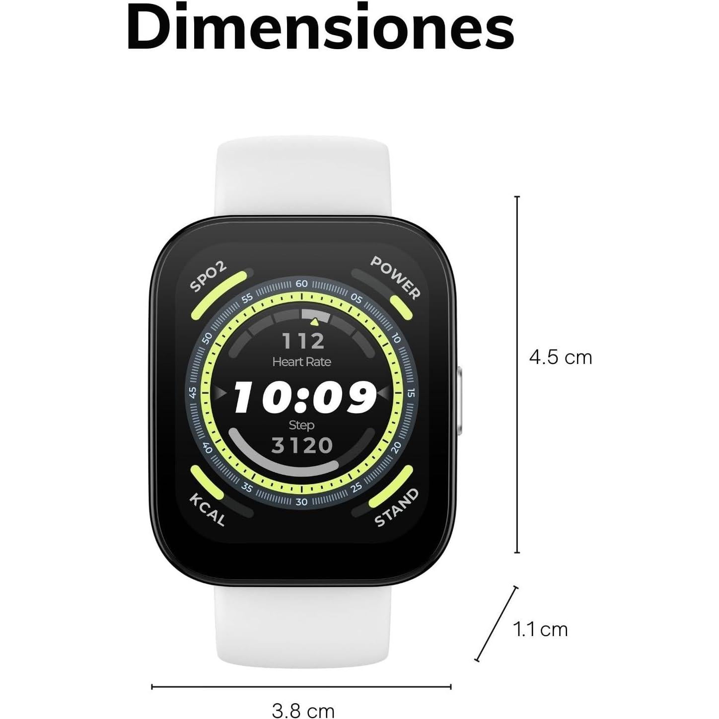 Reloj Inteligente Amazfit Bip 5 46mm GPS Bluetooth Salud Blanco