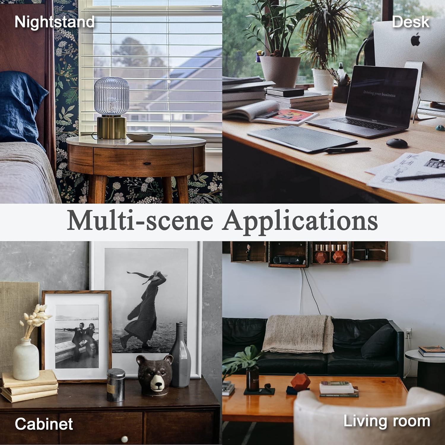 Bandeja de Valet SEEDWAVE de Madera de Nogal para Papá