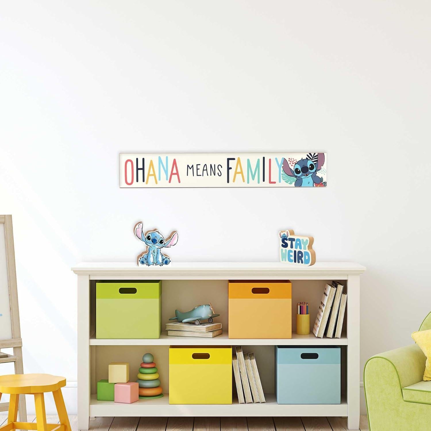 Decoración de Estante Lilo y Stitch Open Road 14x14 cm