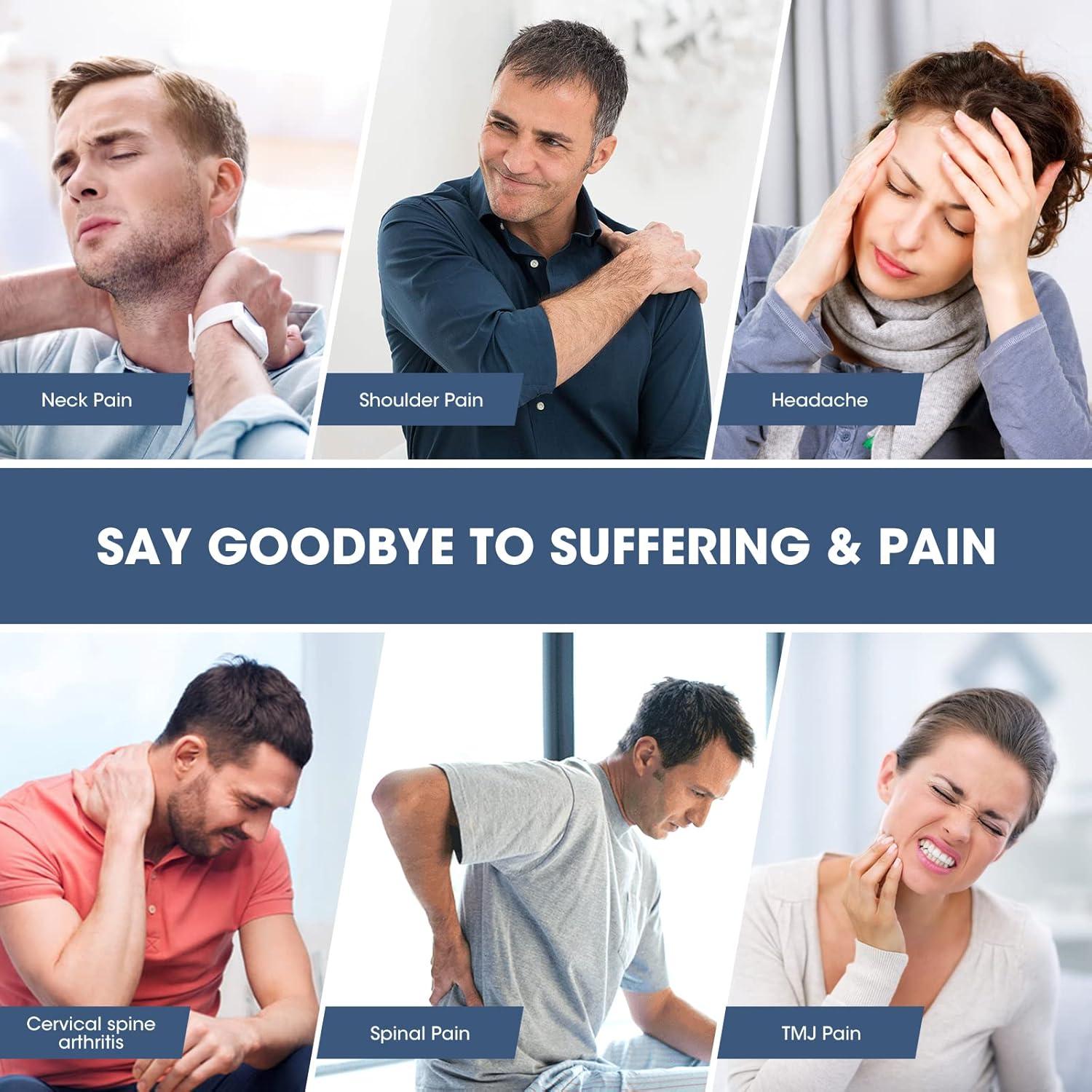 Almohada Cervical ZAMAT con Terapia Magnética y Masaje Shiatsu