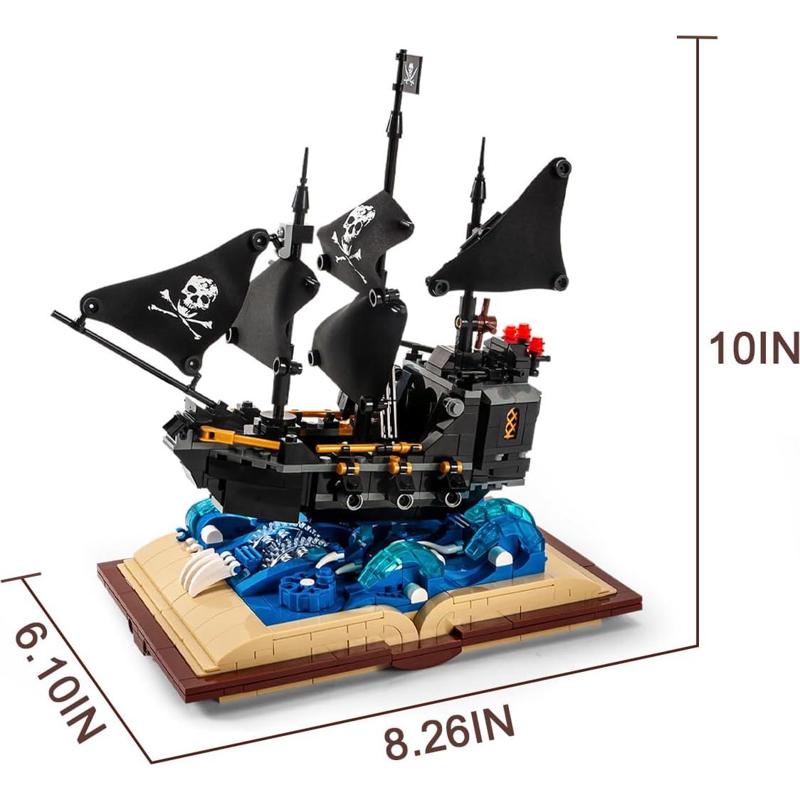 Conjunto de Bloques de Construcción GOTIMON Barco Pirata 919 Piezas