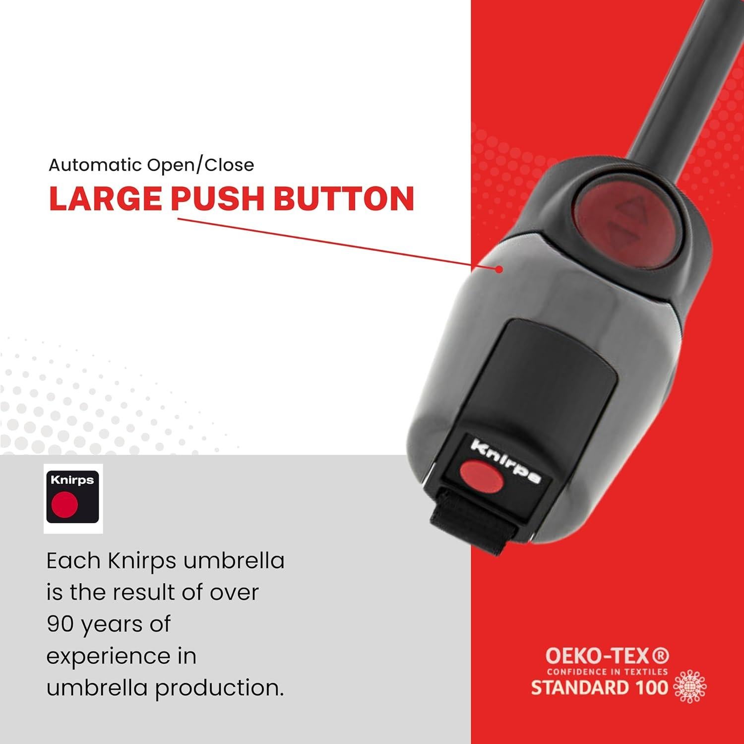 Paraguas Automático Knirps T.200 Compacto Rojo 97cm