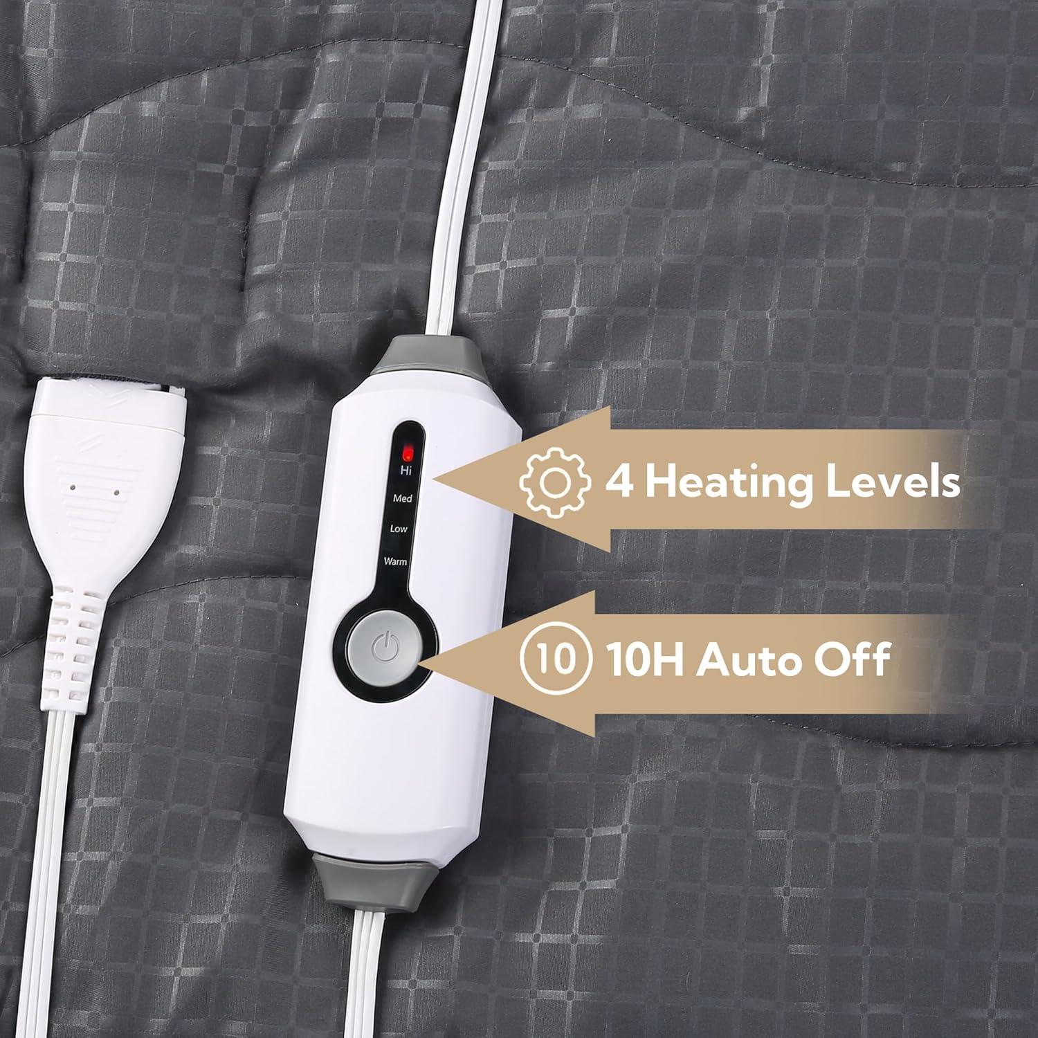 Almohadilla Eléctrica SUNNY HEAT Completo 137x191 cm 4 Niveles Calor