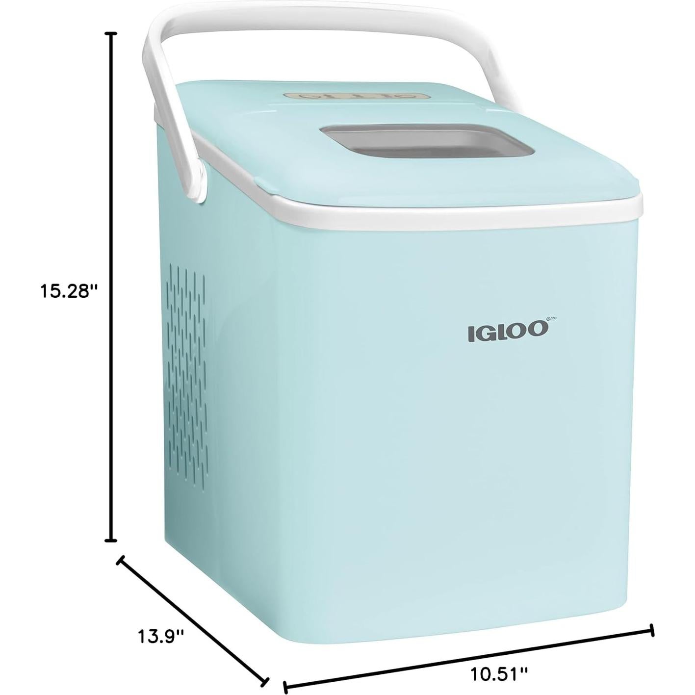 Máquina de Hielo Igloo IGLICEB26HNAQ 11.79 kg 9 Cubos en 7 Min
