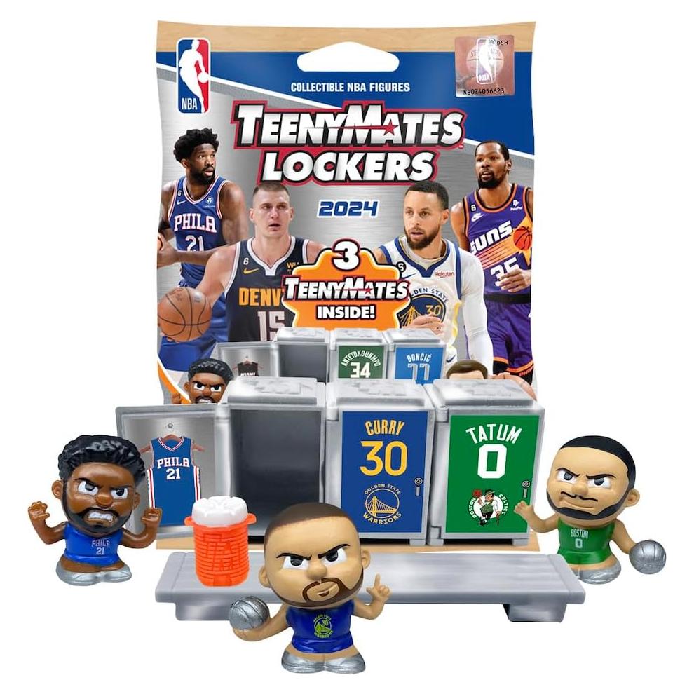 Conjunto de Taquillas TeenyMates NBA Party Animal - 3 Figuras