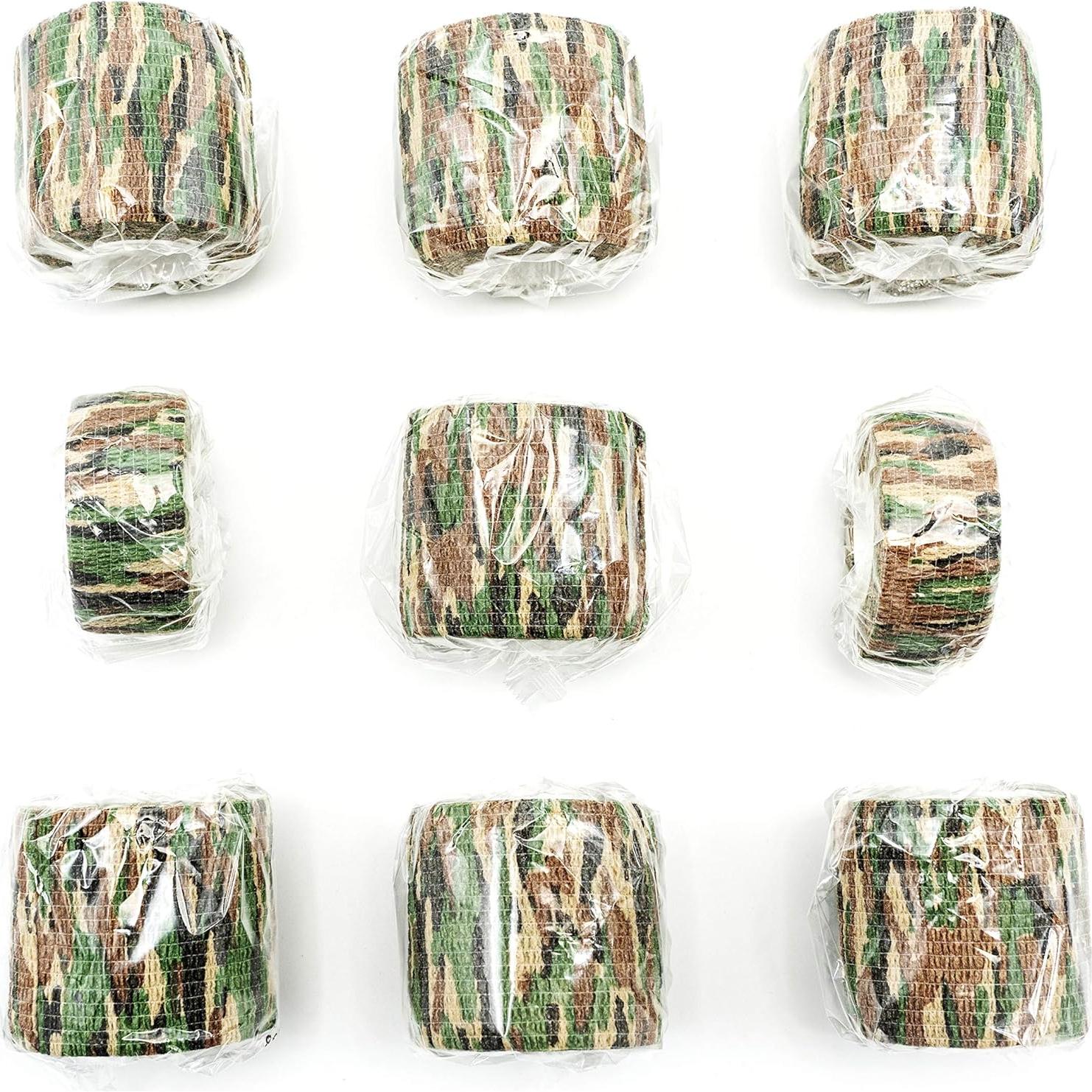 9 Rollos de Cinta Adhesiva Autoadhesiva FRESINIDER Camuflaje