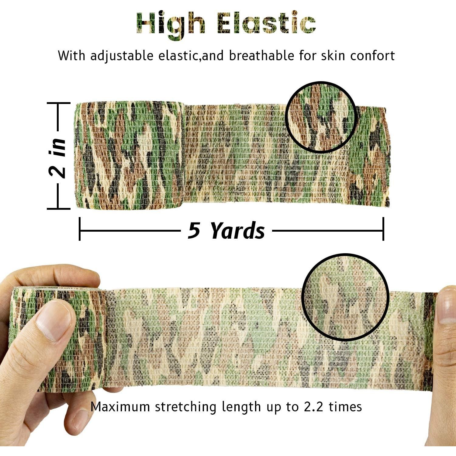 9 Rollos de Cinta Adhesiva Autoadhesiva FRESINIDER Camuflaje