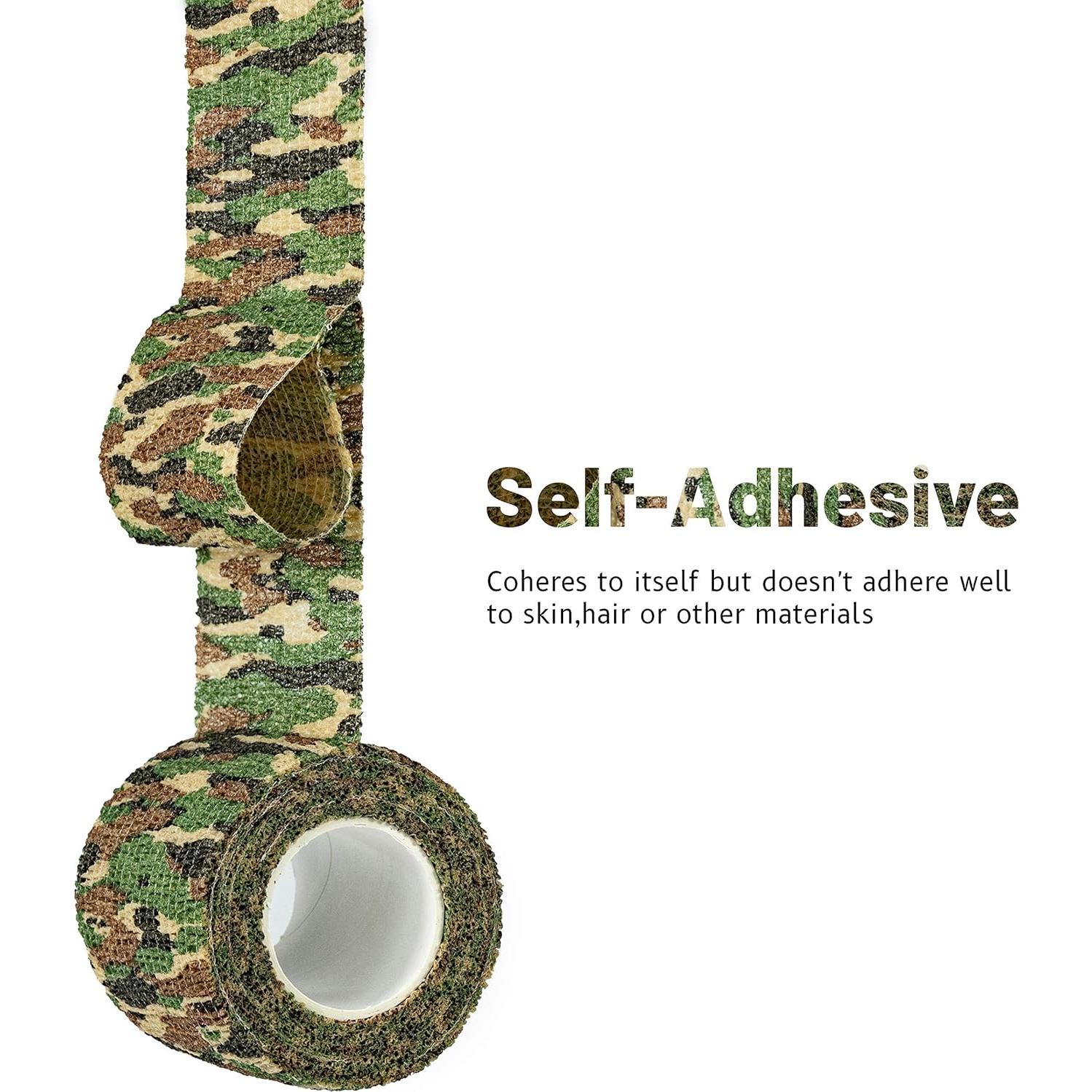 9 Rollos de Cinta Adhesiva Autoadhesiva FRESINIDER Camuflaje