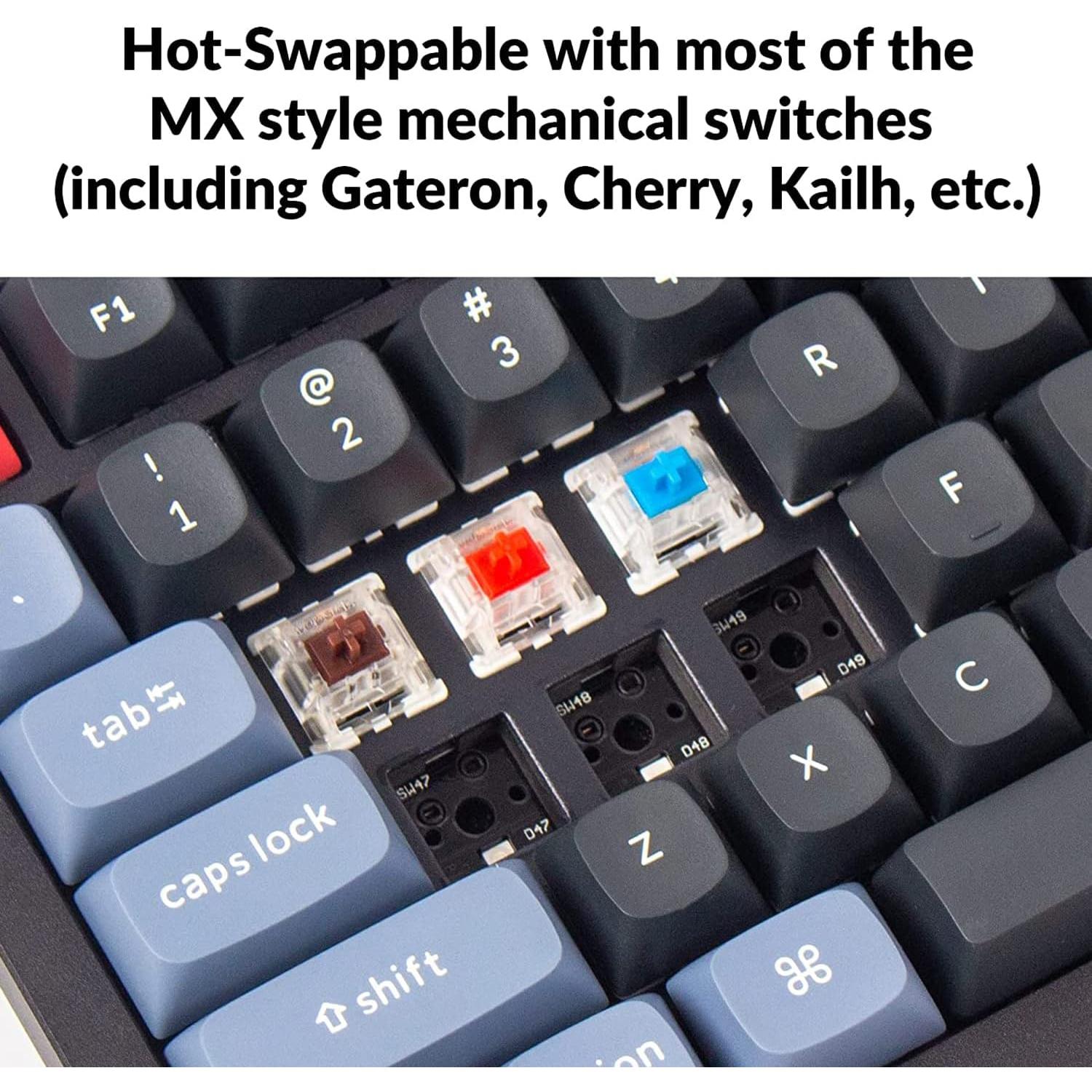 Teclado Mecánico Inalámbrico Keychron K8 Pro TKL 87 Teclas