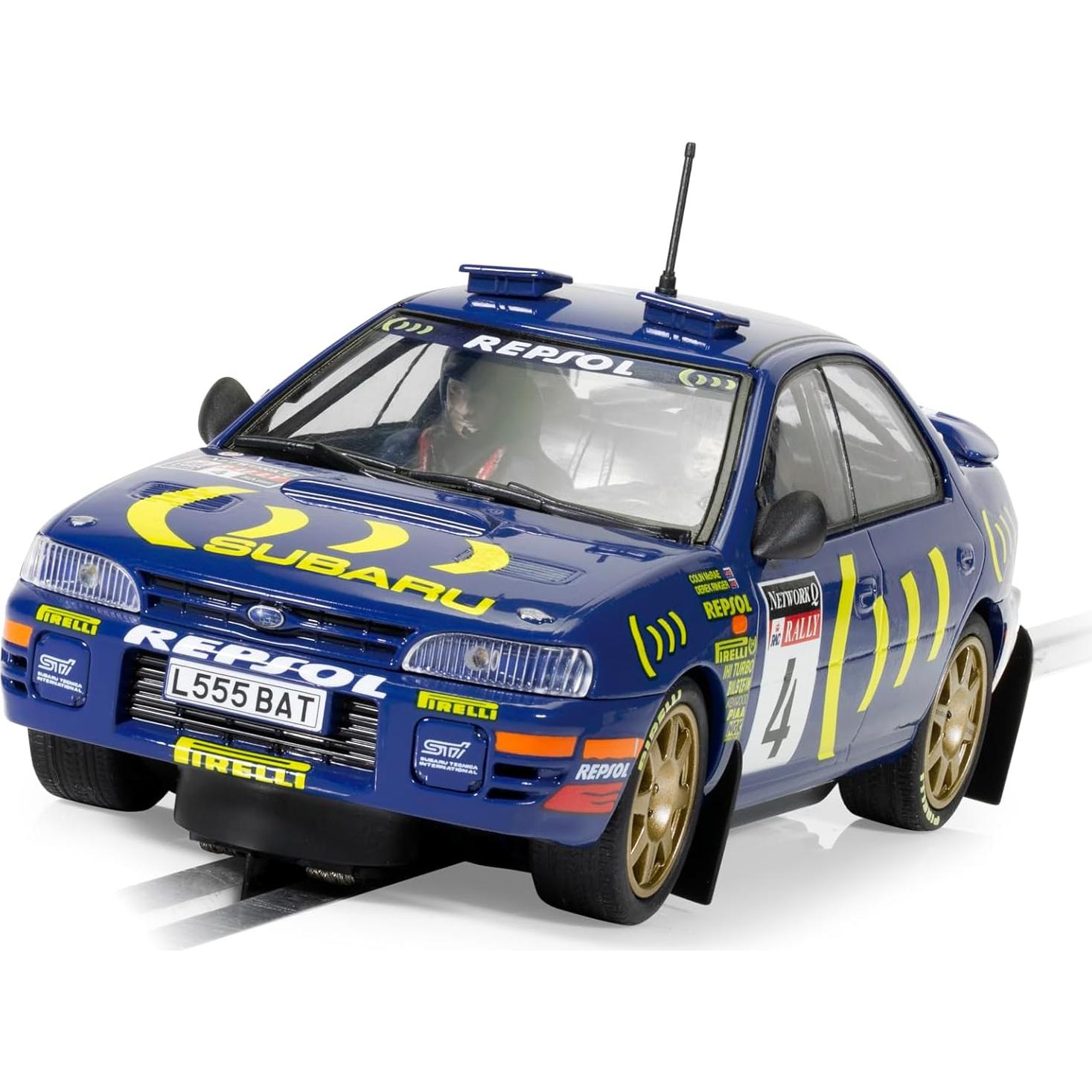 Coche Slot Scalextric Subaru Impreza WRX 1:32 C4428