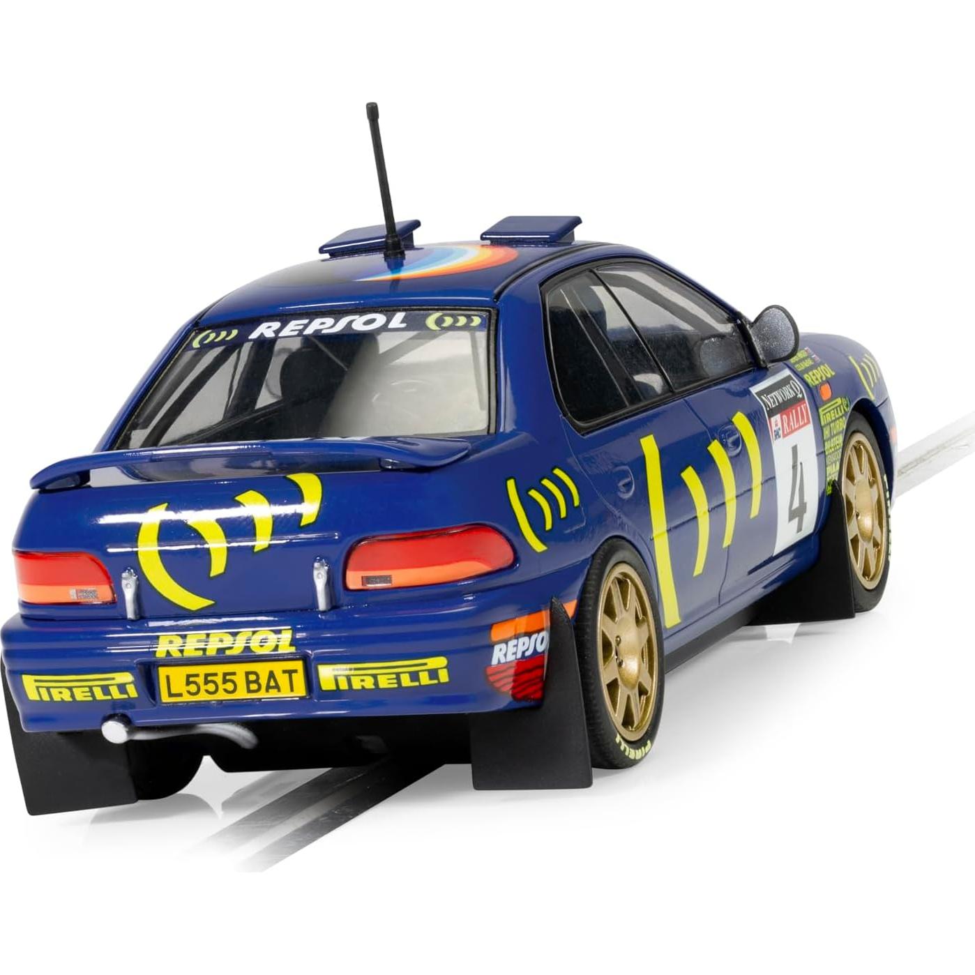 Coche Slot Scalextric Subaru Impreza WRX 1:32 C4428