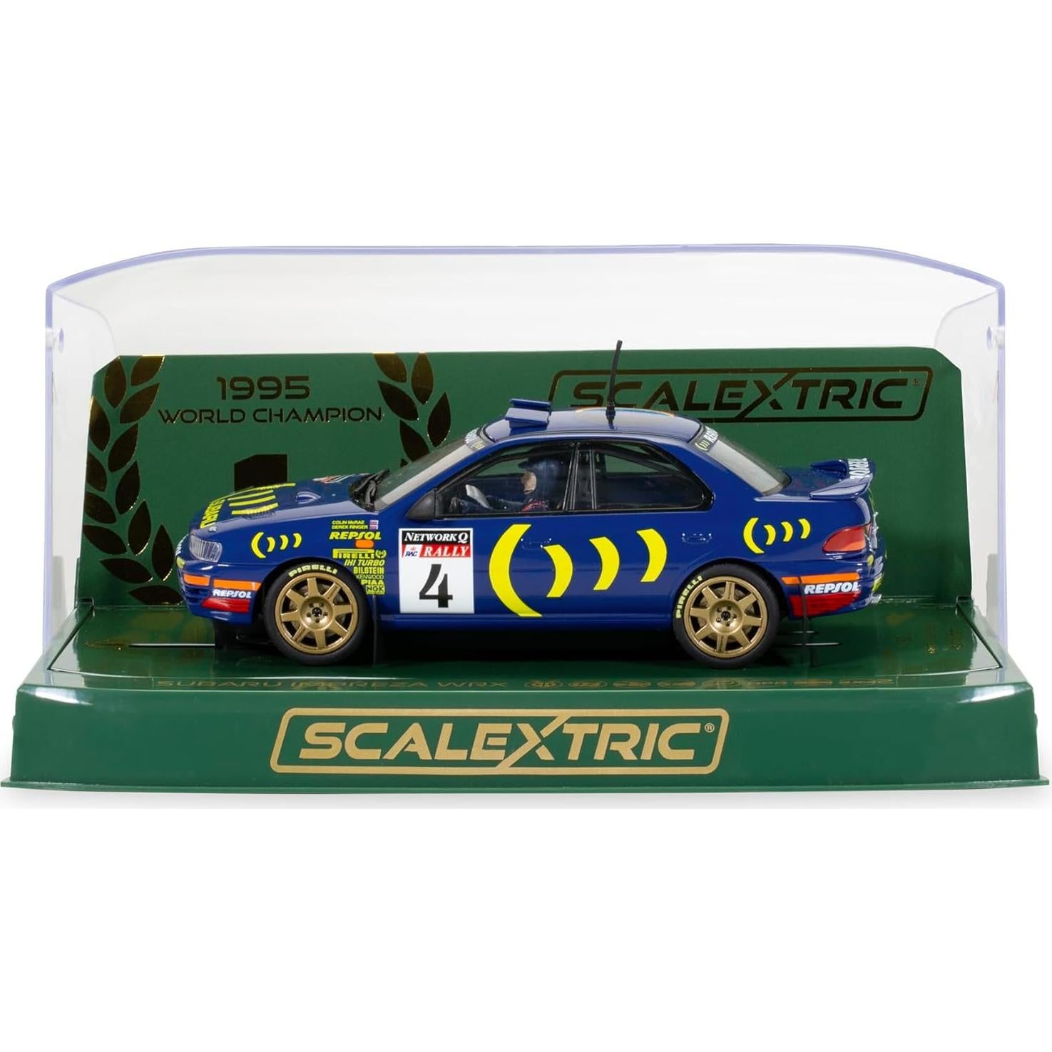 Coche Slot Scalextric Subaru Impreza WRX 1:32 C4428