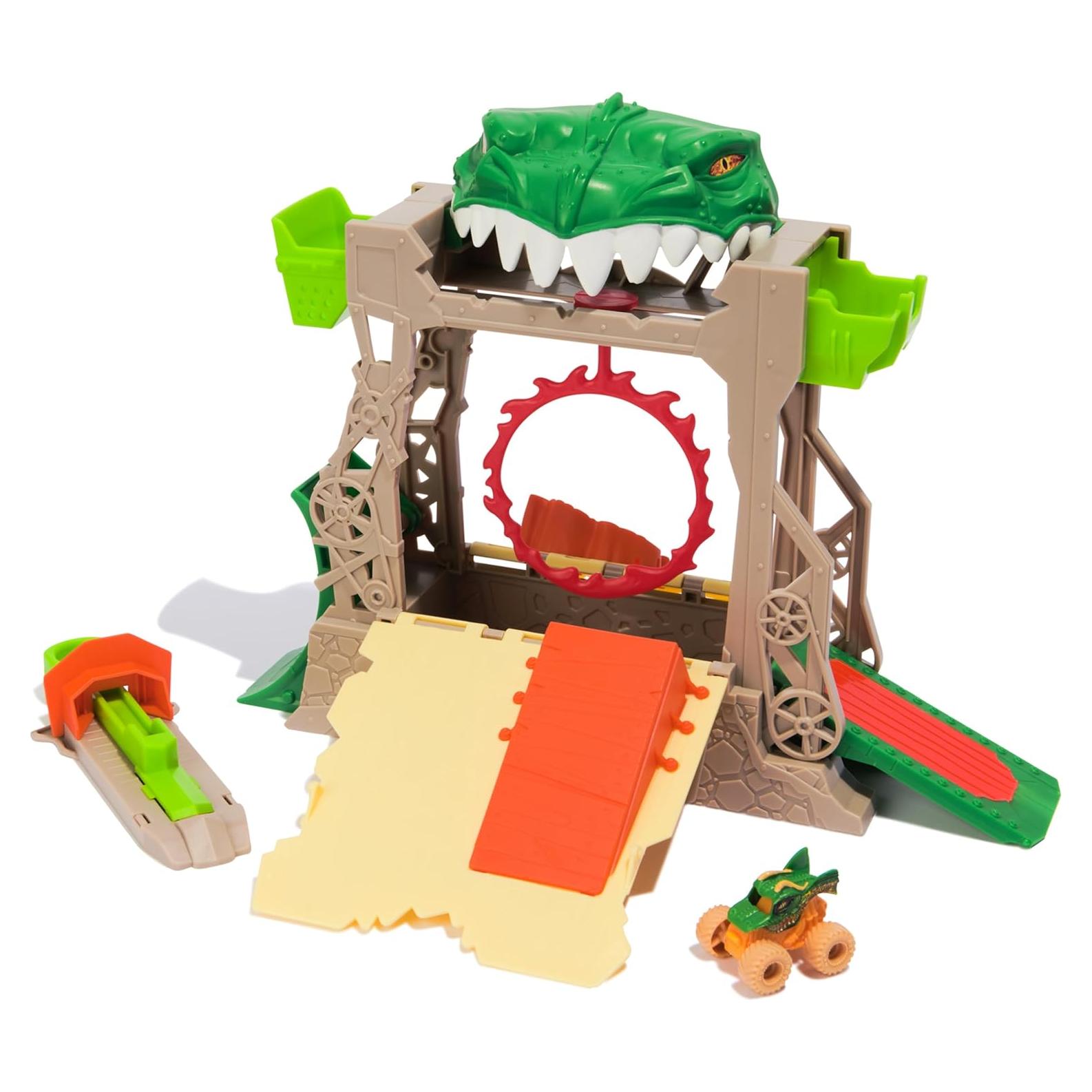 Monster Jam Mini Jams Dragón Playset 1:87 para Niños