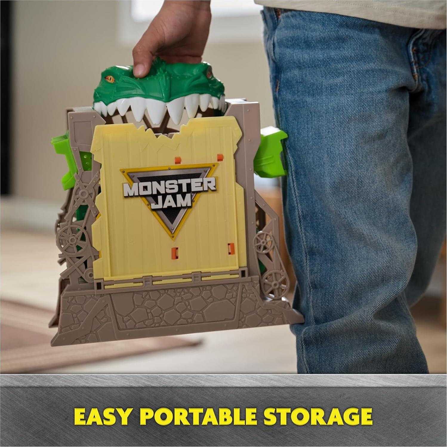 Monster Jam Mini Jams Dragón Playset 1:87 para Niños