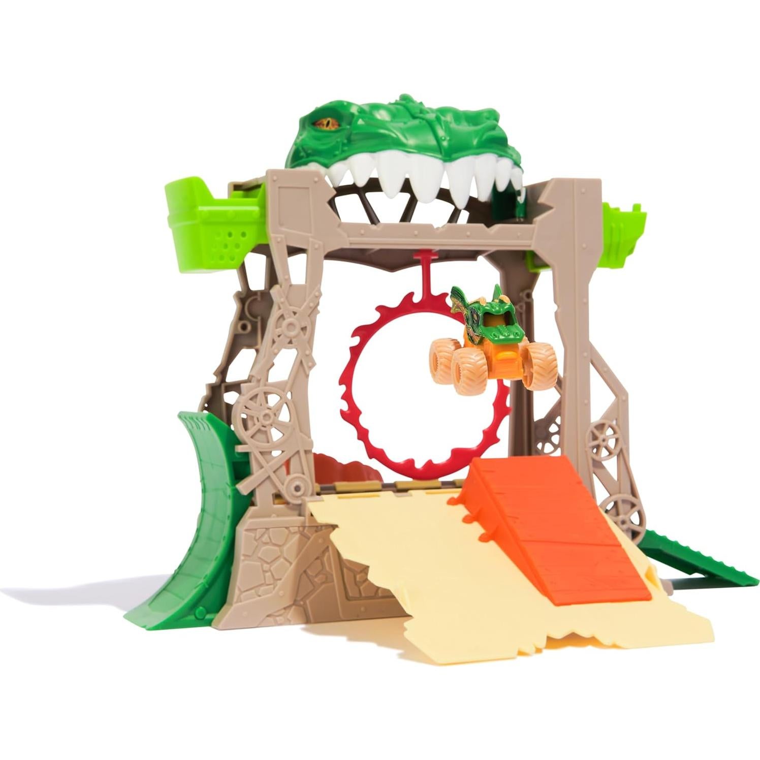 Monster Jam Mini Jams Dragón Playset 1:87 para Niños