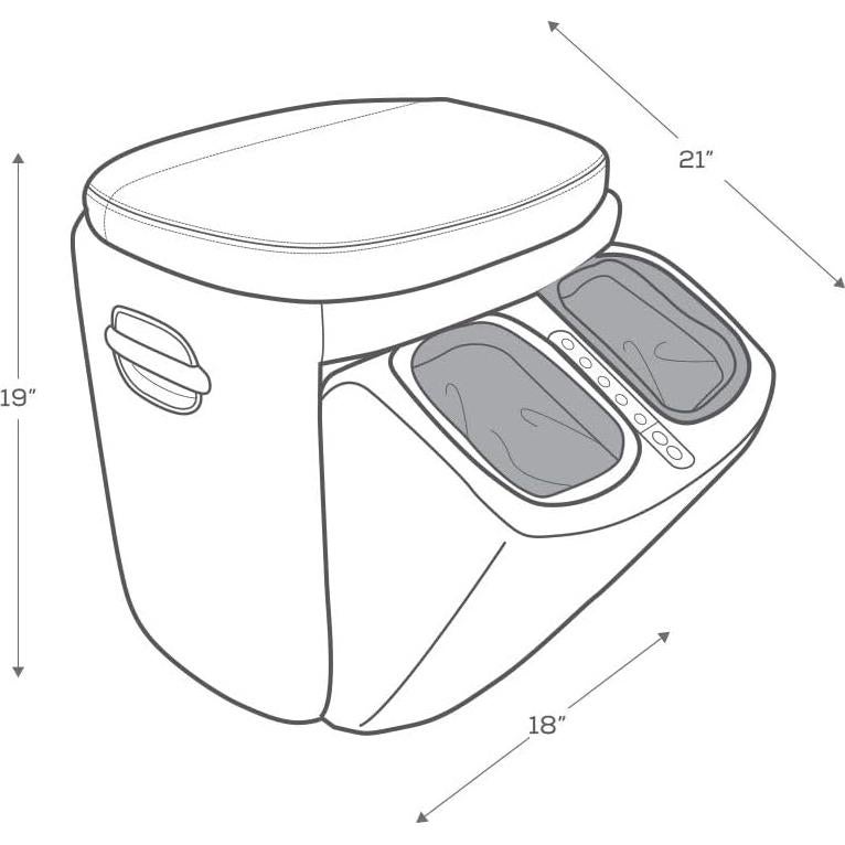 Masajeador de Pies Human Touch Reveal - Compresión y Calor