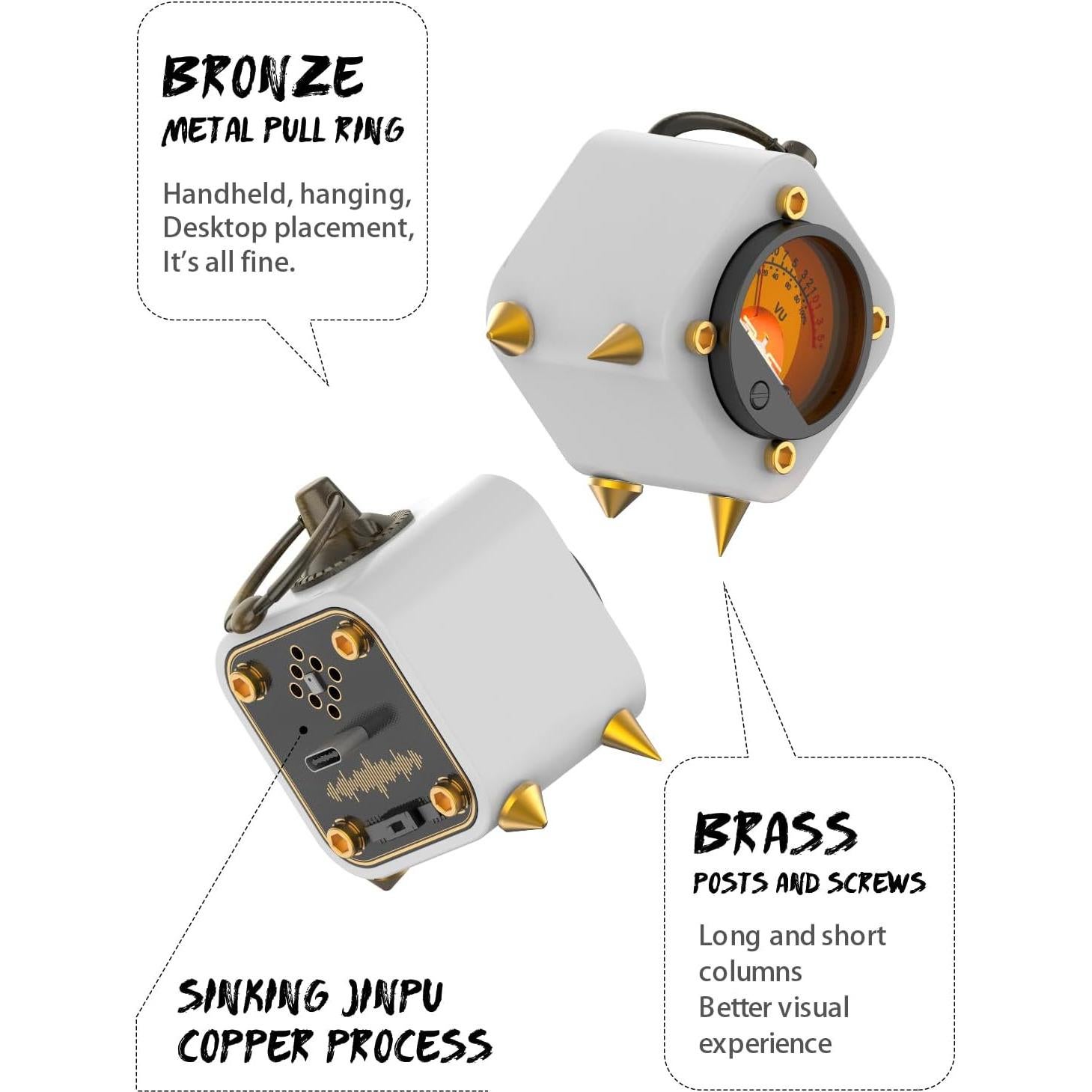 Indicador de Nivel de Sonido VU Inalámbrico FEIFANZHE FVU01