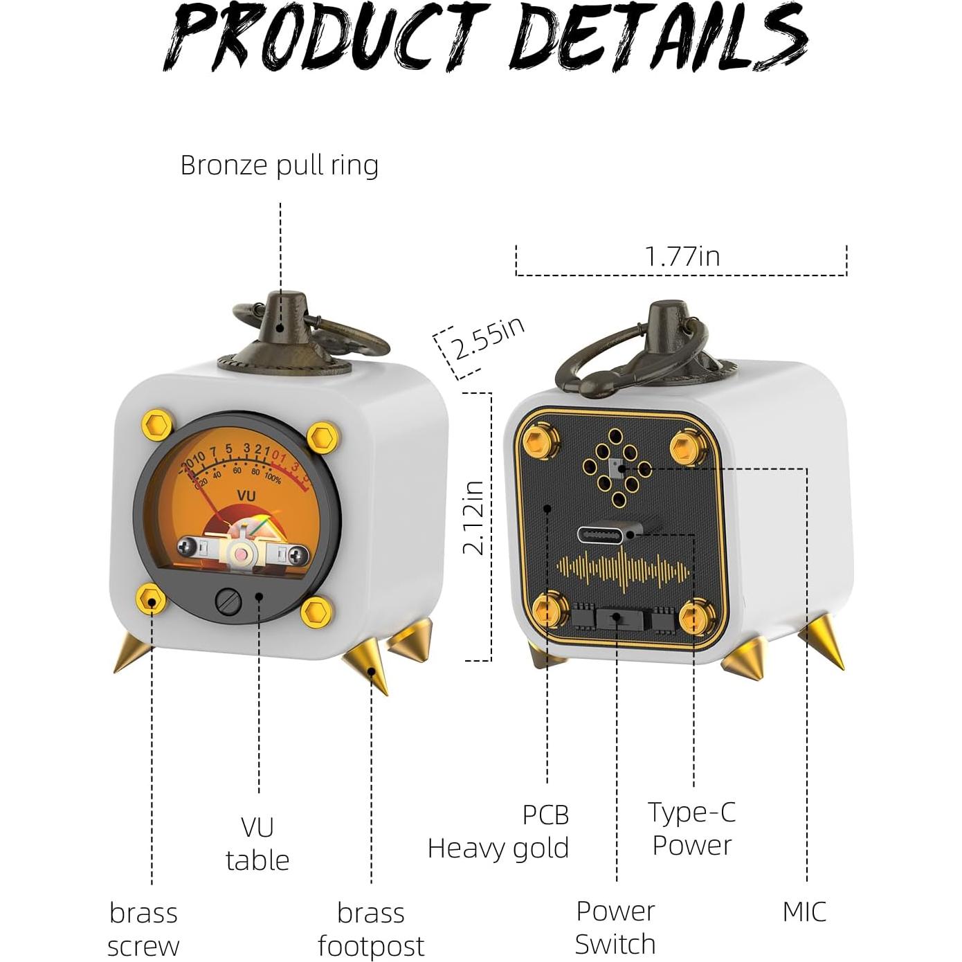 Indicador de Nivel de Sonido VU Inalámbrico FEIFANZHE FVU01