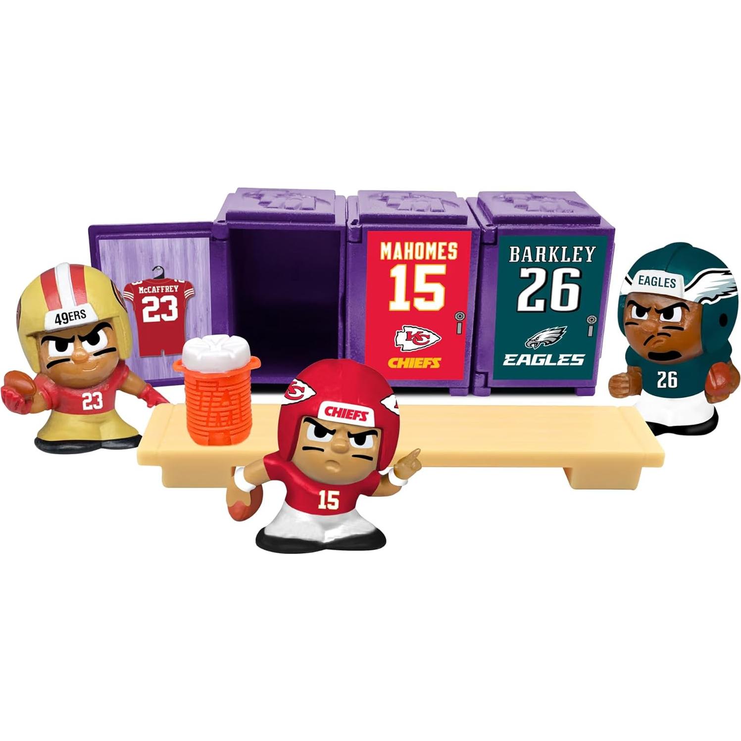 Teenymates Party Animal 2024-2025 Lockers NFL Series 13 Football Figures, 1 Mystery Pack