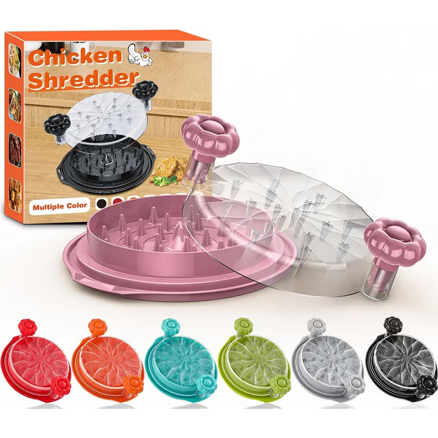 Desmenuzador de Carne Manual Genérico - Tapa Giratoria y Base Antideslizante