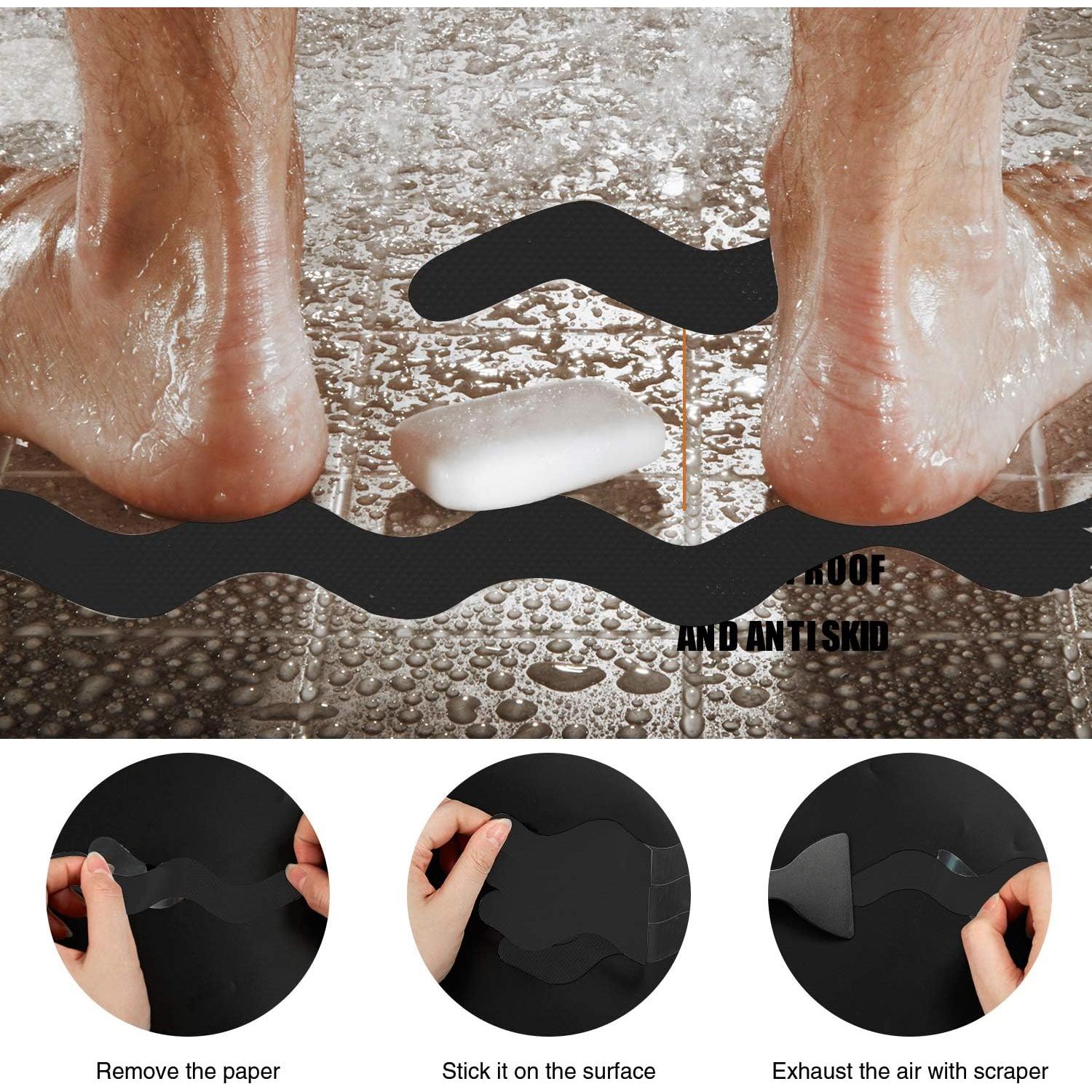 Pegatinas Antideslizantes Secopad 24 Piezas para Ducha y Baño