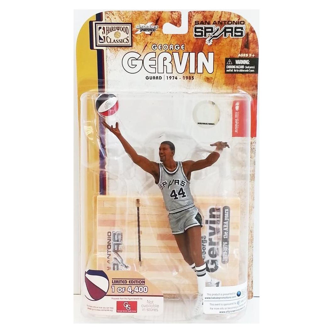 Figurita de Acción McFarlane Toys NBA George Gervin 23x18x9cm