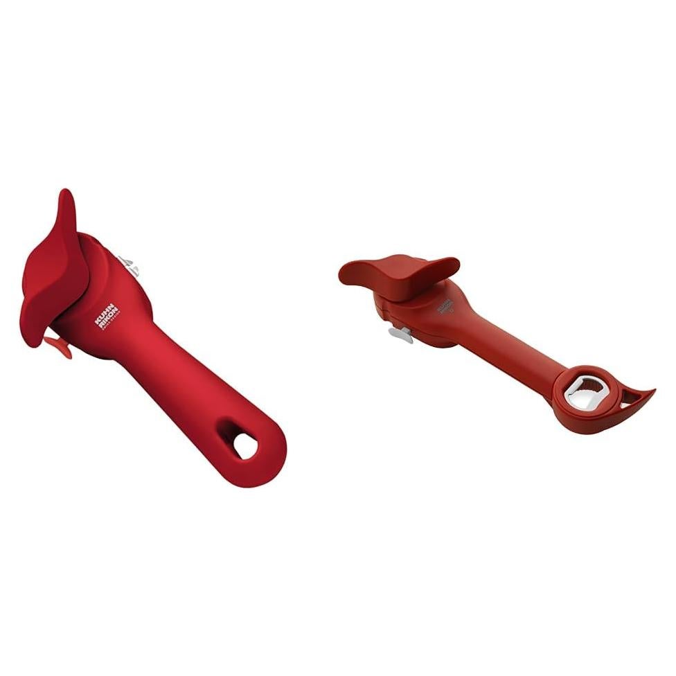 Abridor de Latas Kuhn Rikon Auto Safety 5 en 1 Rojo