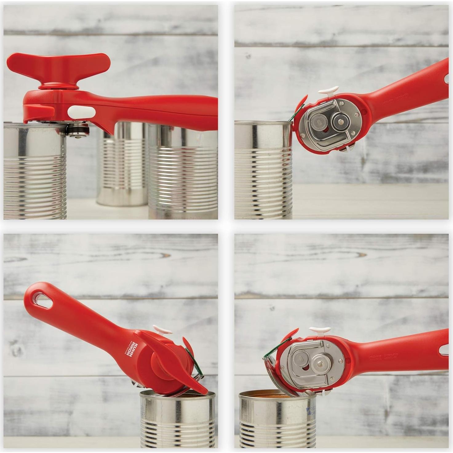 Abrelatas Manual Kuhn Rikon Auto Safety 20.32 cm Rojo